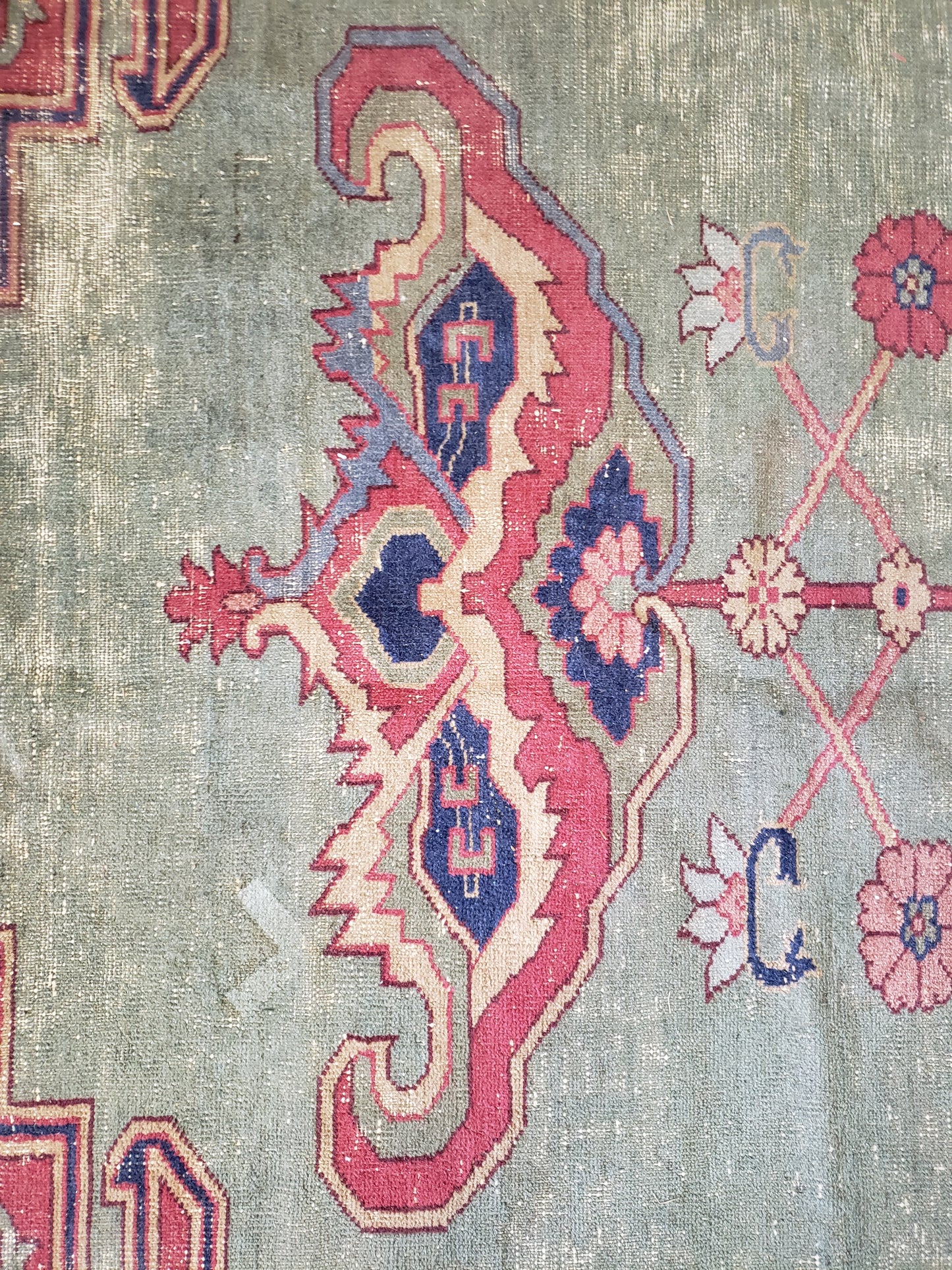 SOLD - Antique Turkish Rug, 11x14 - "Bohemian Palace"