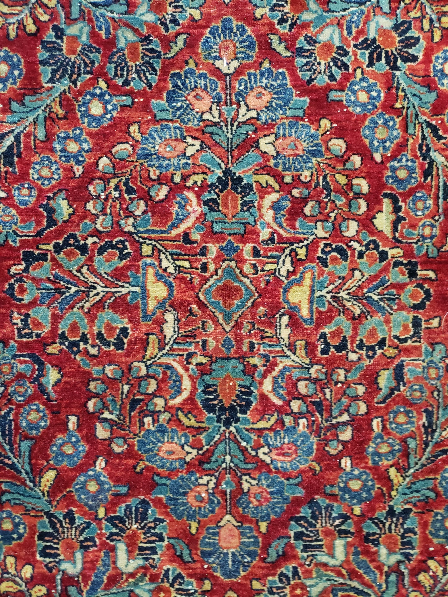 SOLD - Antique Persian Sarouk Rug, 5'3x9'9, "The American Dream Sarouk"