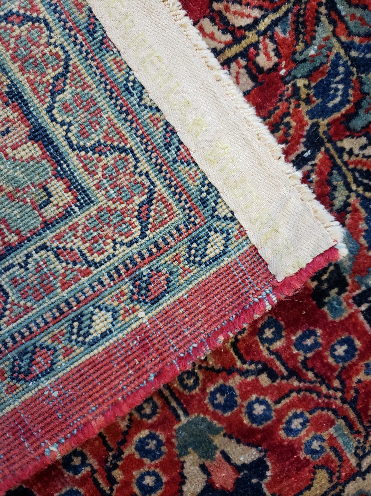 SOLD - Antique Persian Sarouk Rug, 5'3x9'9, "The American Dream Sarouk"