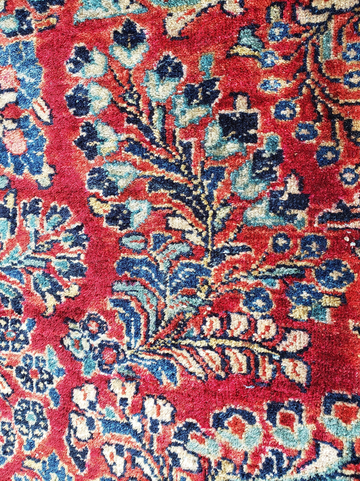 SOLD - Antique Persian Sarouk Rug, 5'3x9'9, "The American Dream Sarouk"