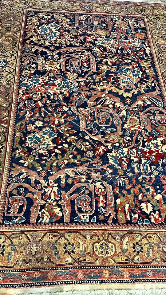 Antique Kurdish Persian Rug, 5x7