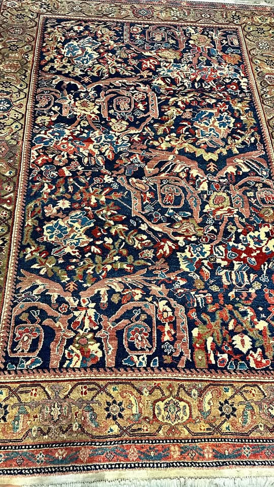 Antique Kurdish Persian Rug, 5x7