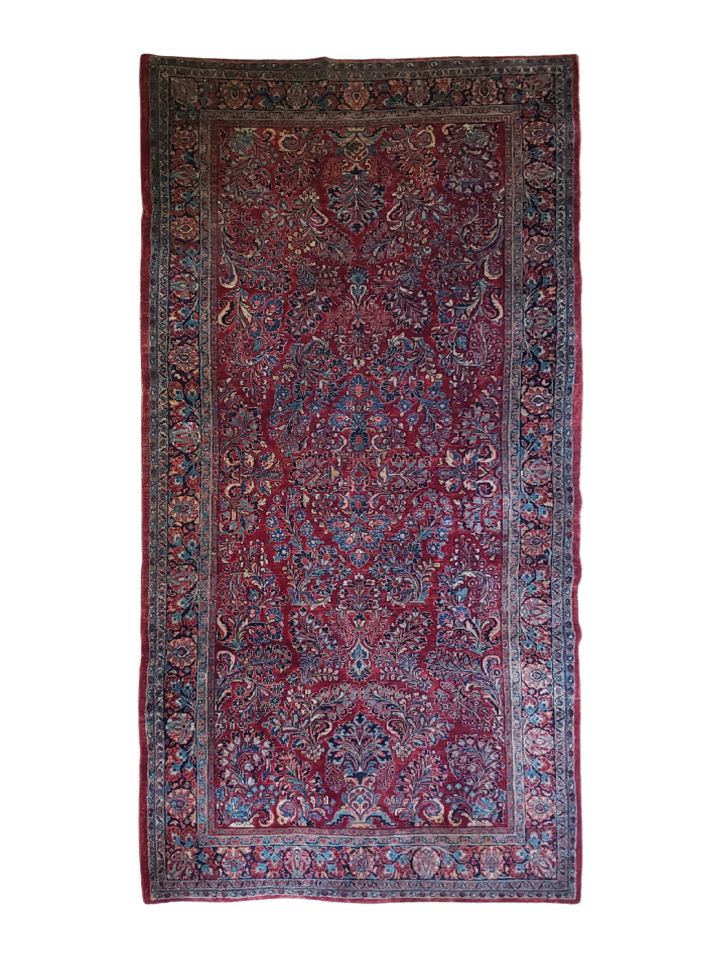 SOLD - Antique Persian Sarouk Rug, 5'3x9'9, "The American Dream Sarouk"