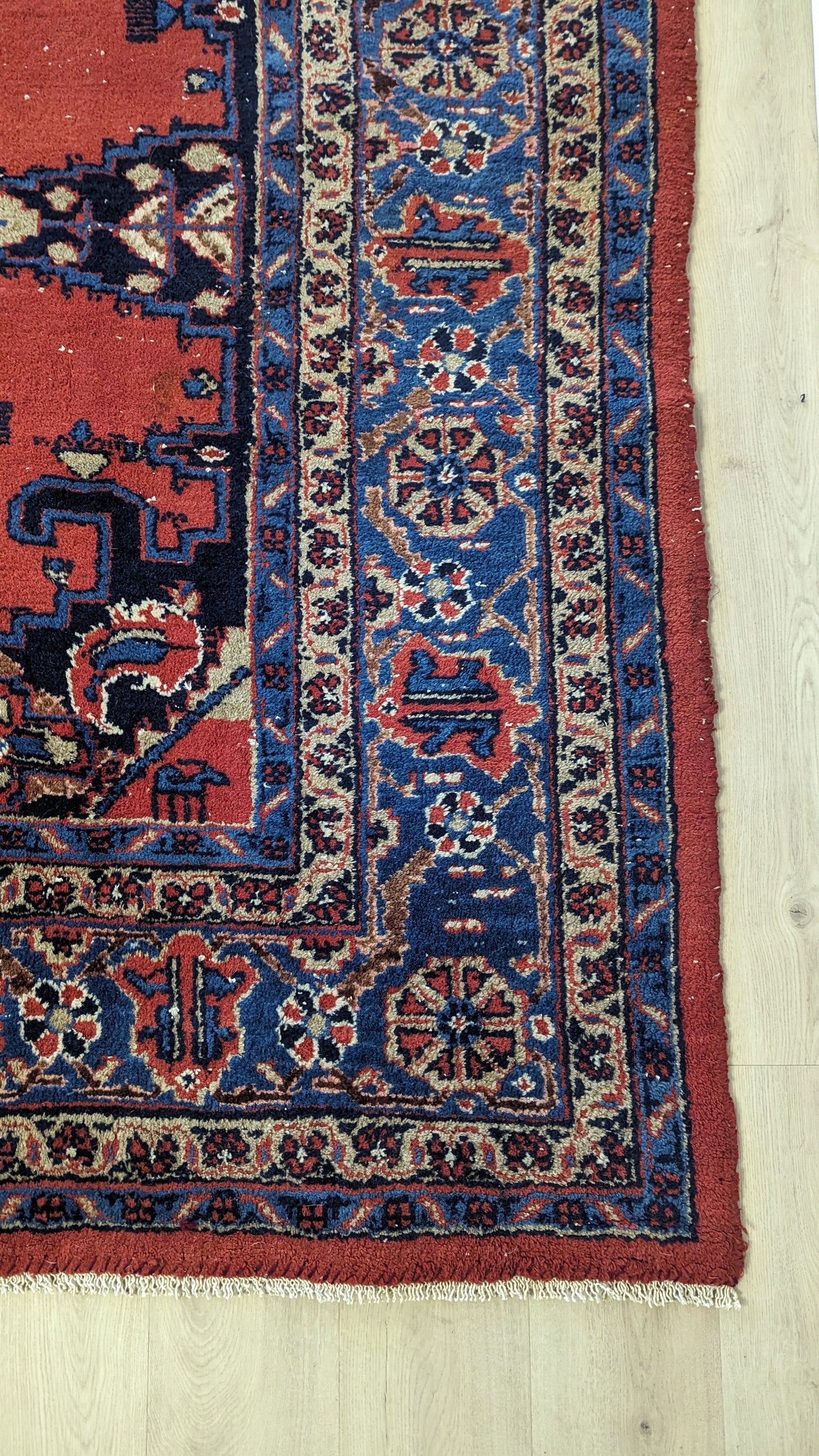SOLD - Vintage Persian Viss Rug, 8'6x11