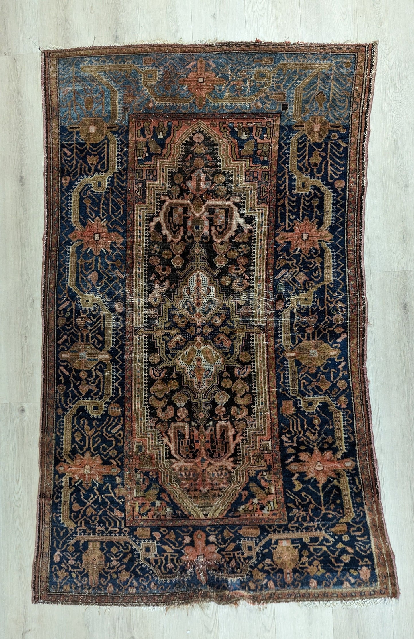 SOLD - Antique Malayer Persian Rug, 4x6