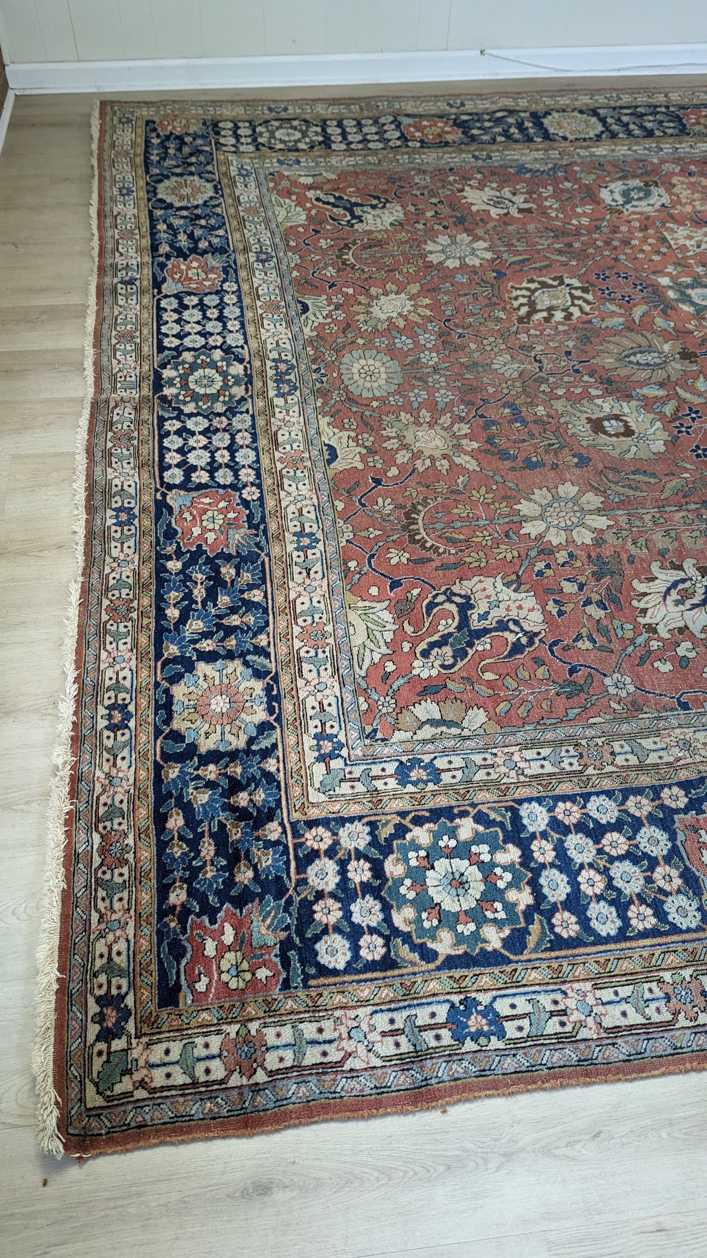 Antique Tabriz Persian Rug, 10x13