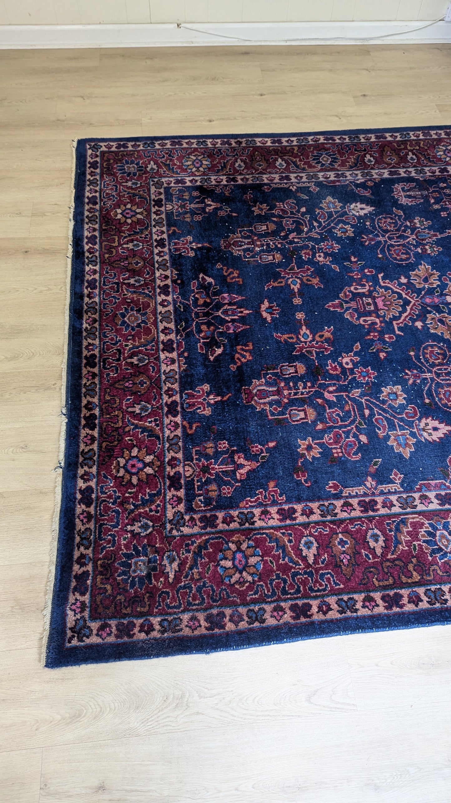 Antique Turkish Rug, 6x9 - "Twilight Sky"