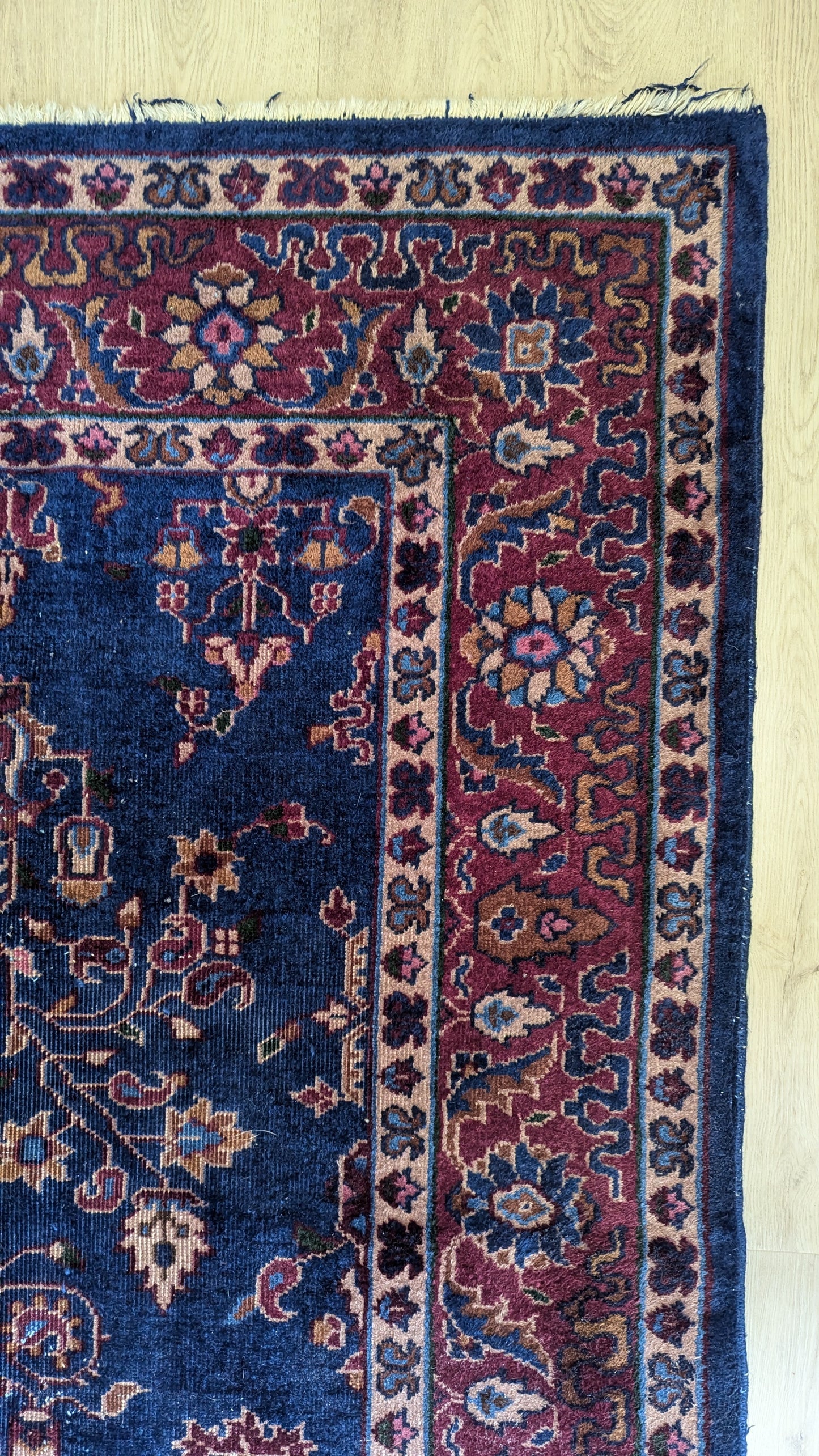 Antique Turkish Rug, 6x9 - "Twilight Sky"