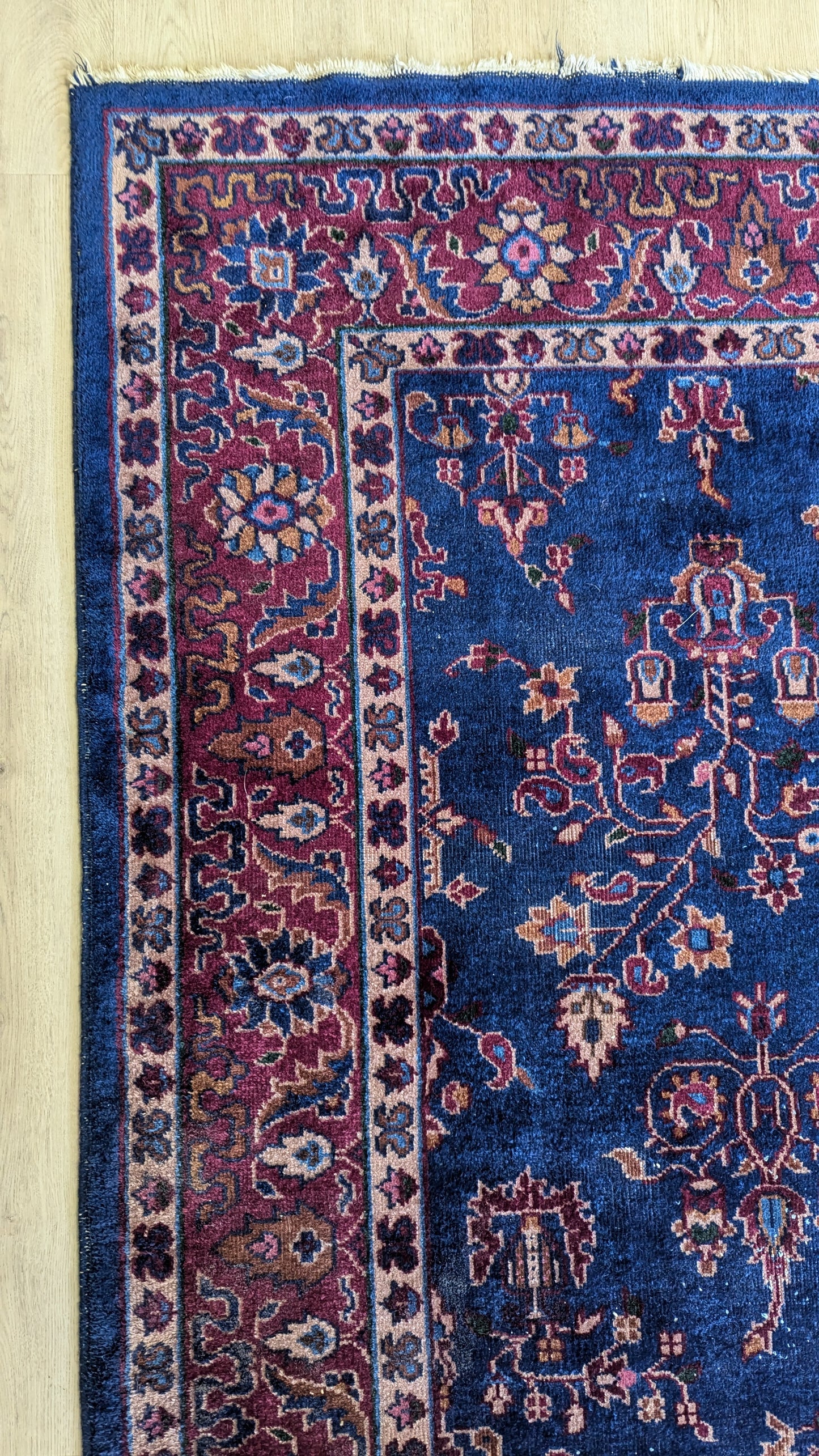 Antique Turkish Rug, 6x9 - "Twilight Sky"