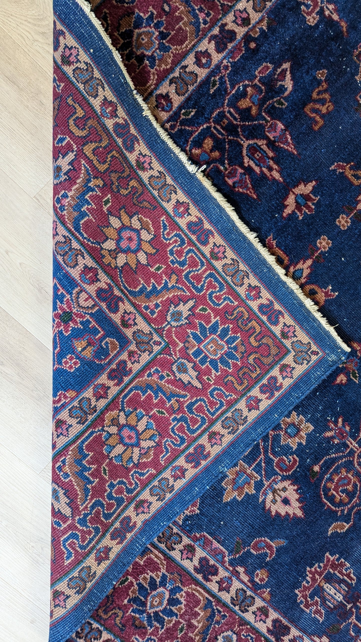 Antique Turkish Rug, 6x9 - "Twilight Sky"