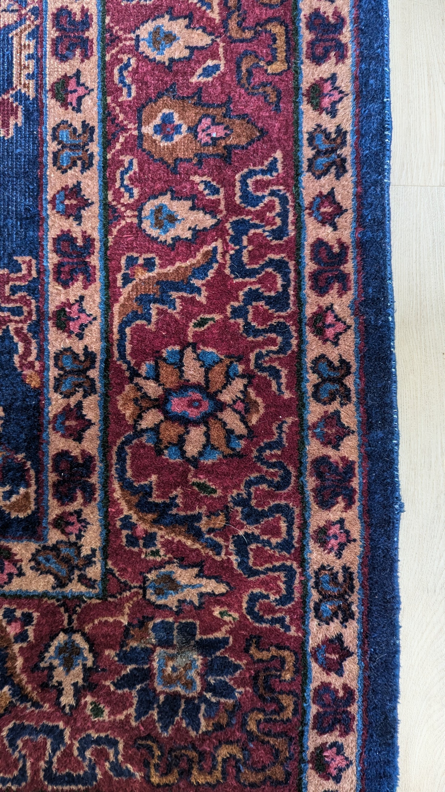 Antique Turkish Rug, 6x9 - "Twilight Sky"