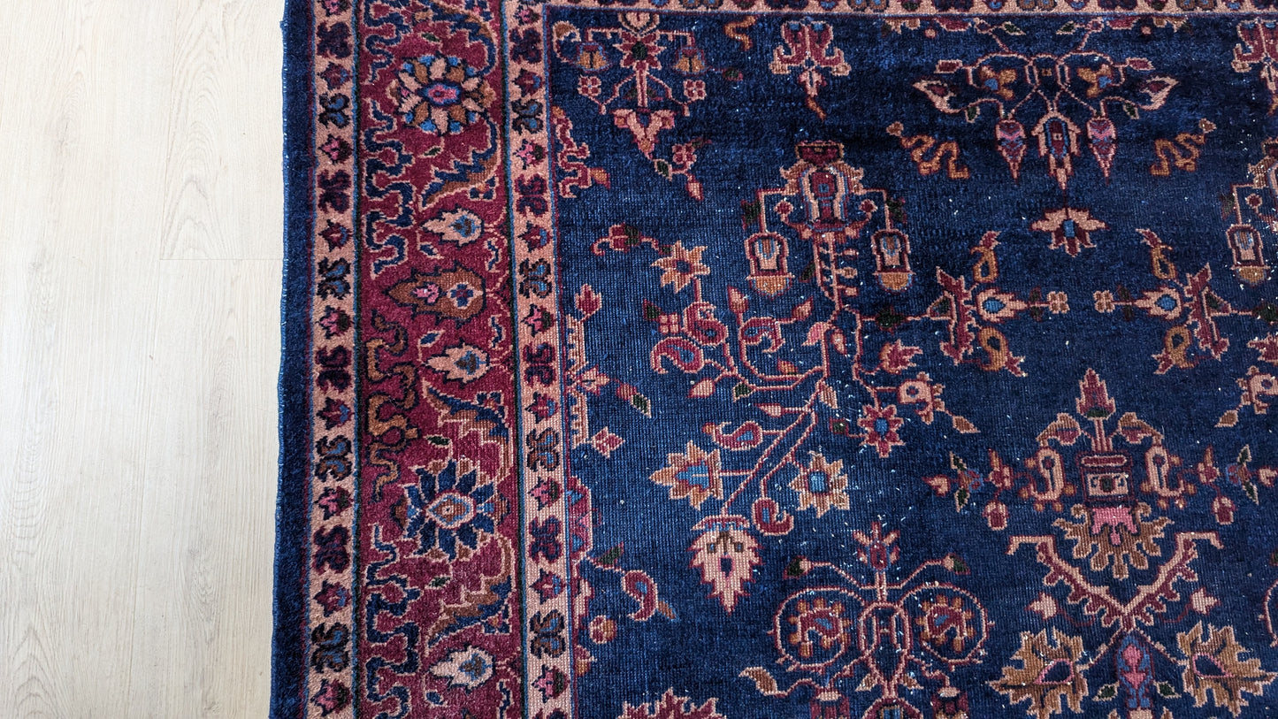 Antique Turkish Rug, 6x9 - "Twilight Sky"