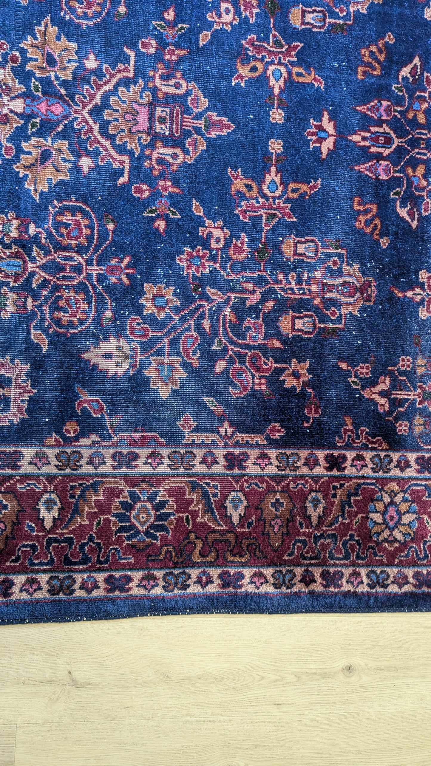 Antique Turkish Rug, 6x9 - "Twilight Sky"