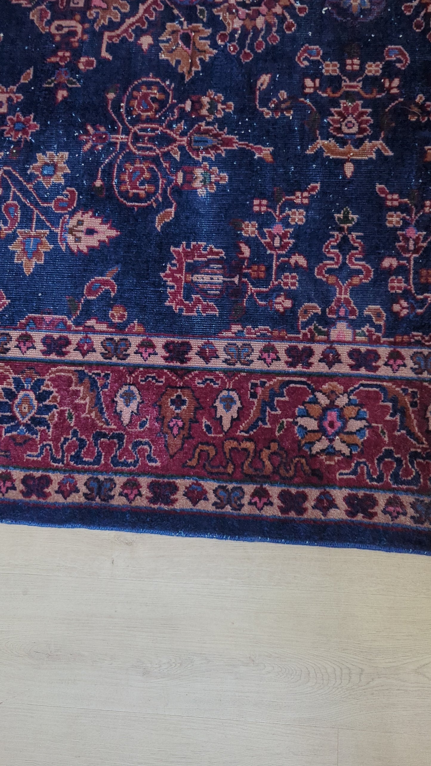 Antique Turkish Rug, 6x9 - "Twilight Sky"