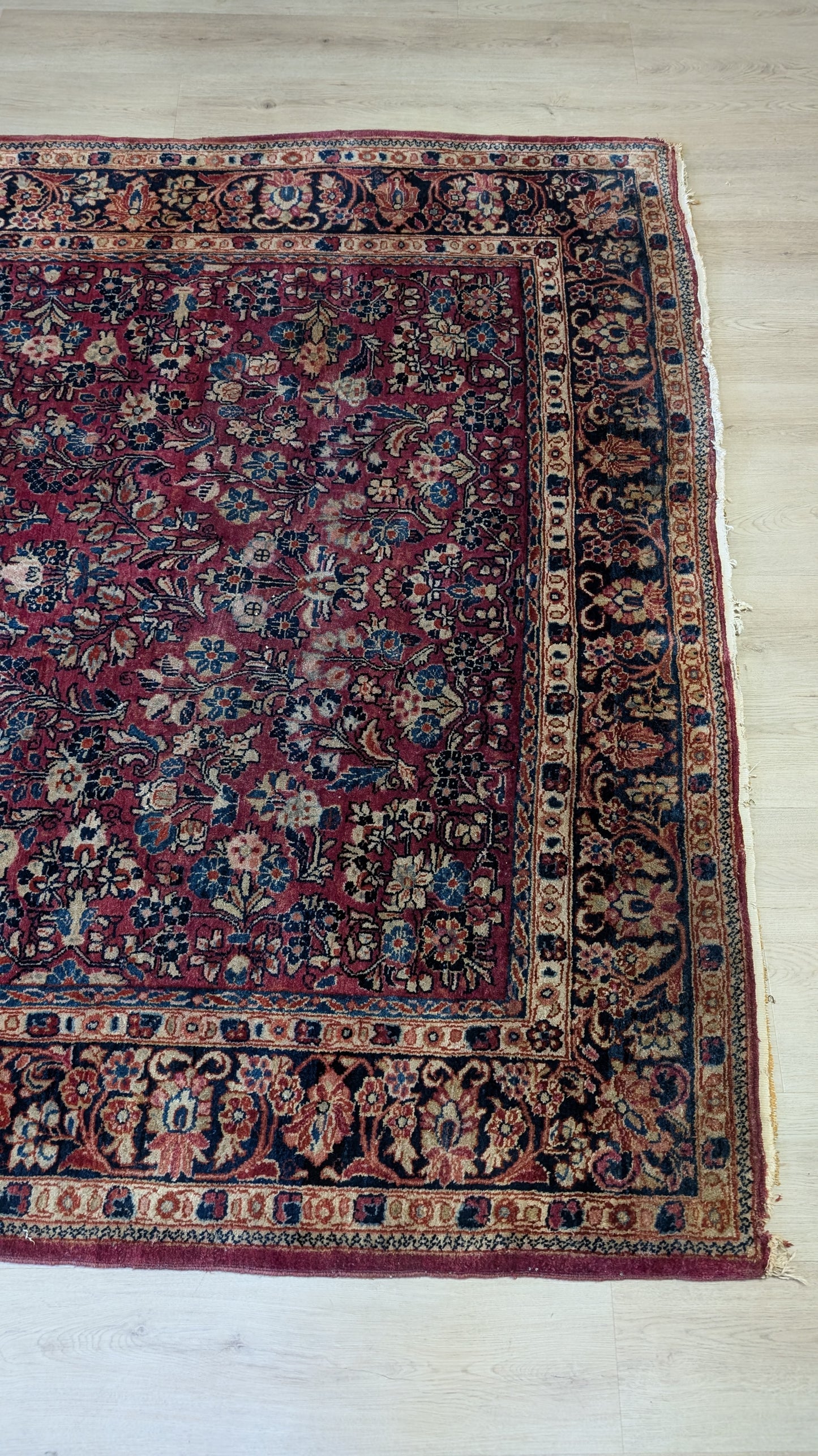 Antique Persian Sarouk Rug, 6x9