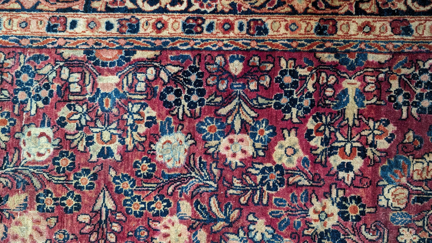 Antique Persian Sarouk Rug, 6x9