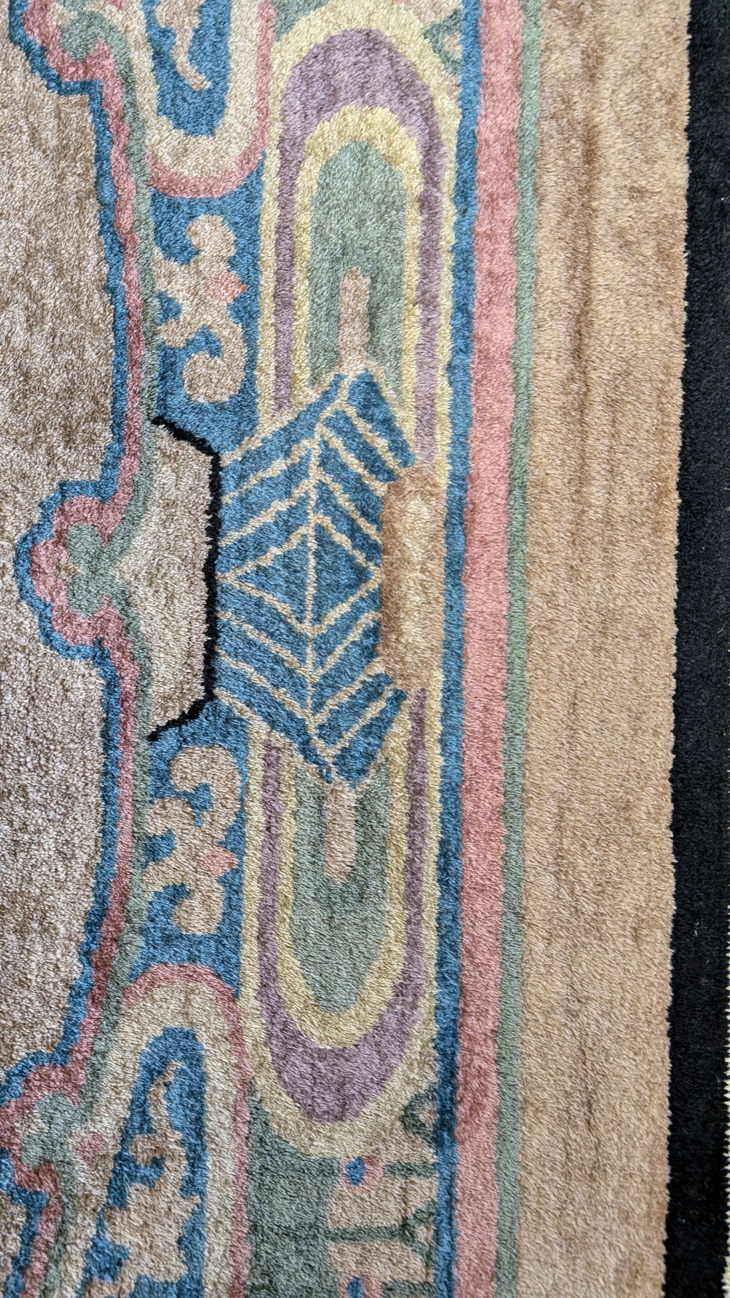 Antique Art Deco Chinese Rug, 8'x11'