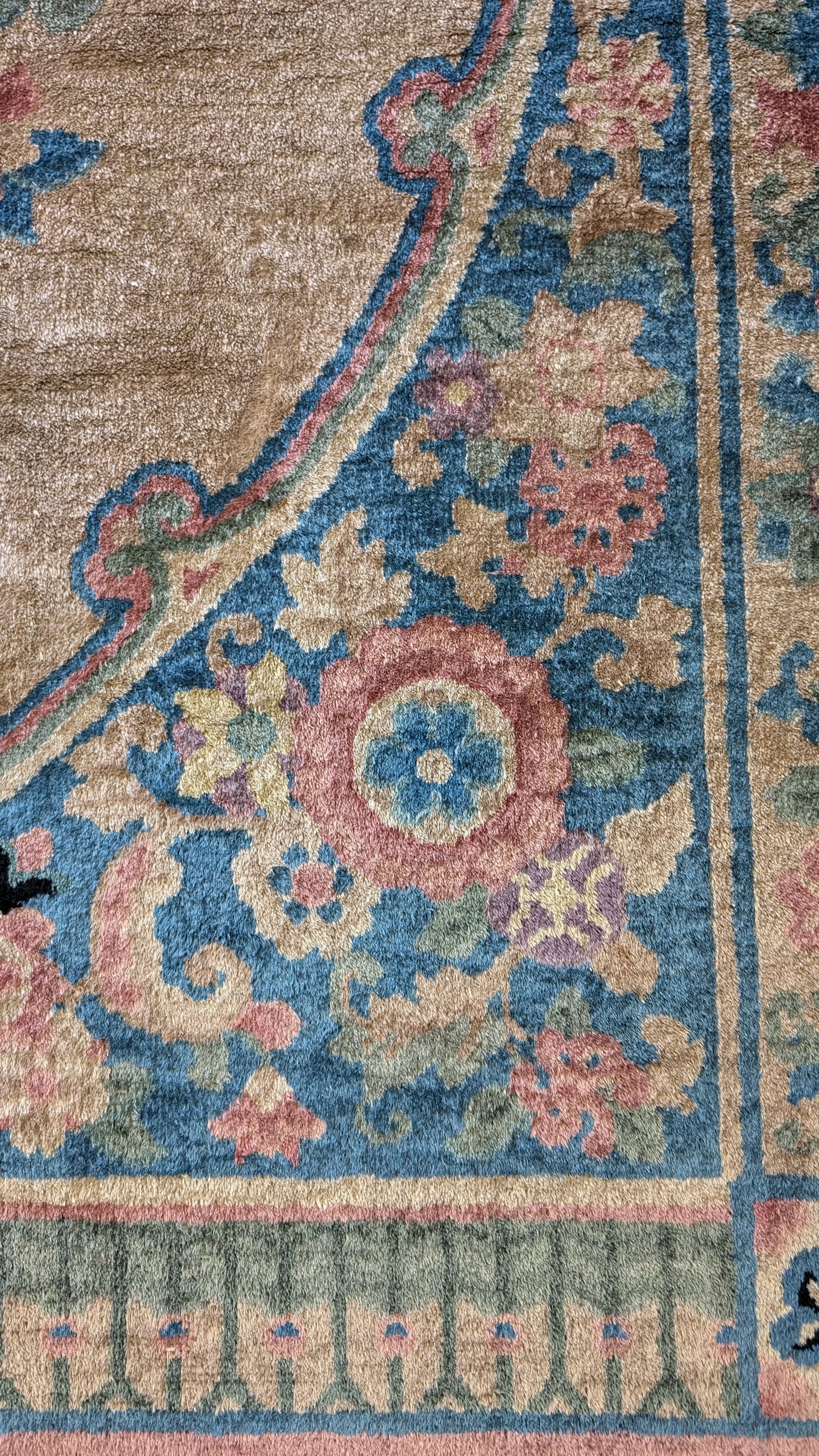 Antique Art Deco Chinese Rug, 8'x11'