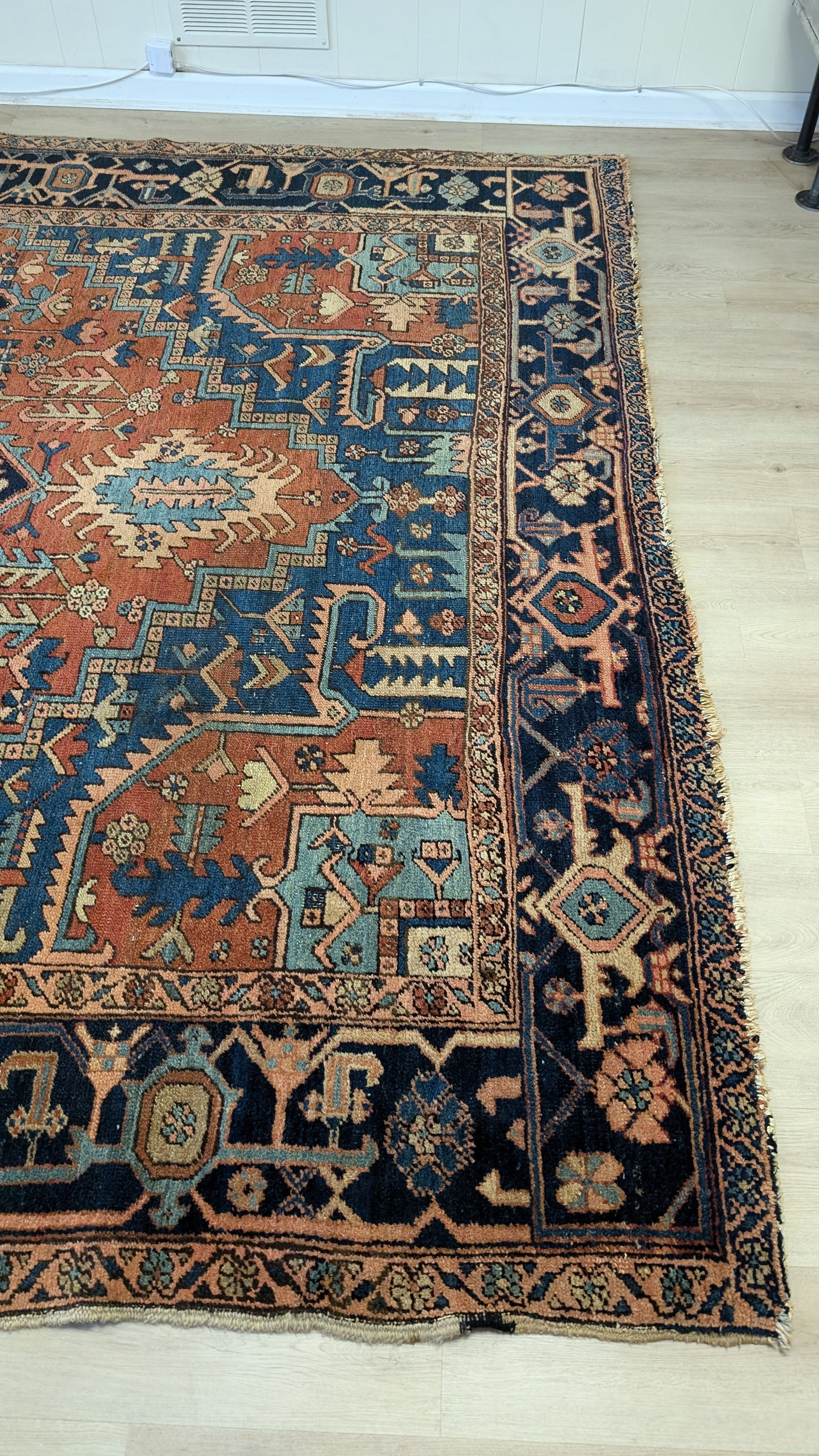 SALE PENDING - Antique Persian Heriz Rug, 9'x12' - "Antique Heriz Dream"