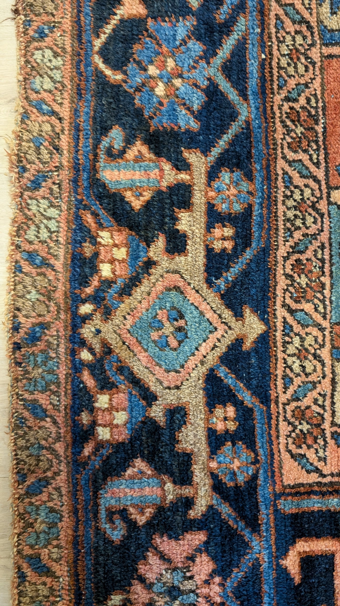 SALE PENDING - Antique Persian Heriz Rug, 9'x12' - "Antique Heriz Dream"