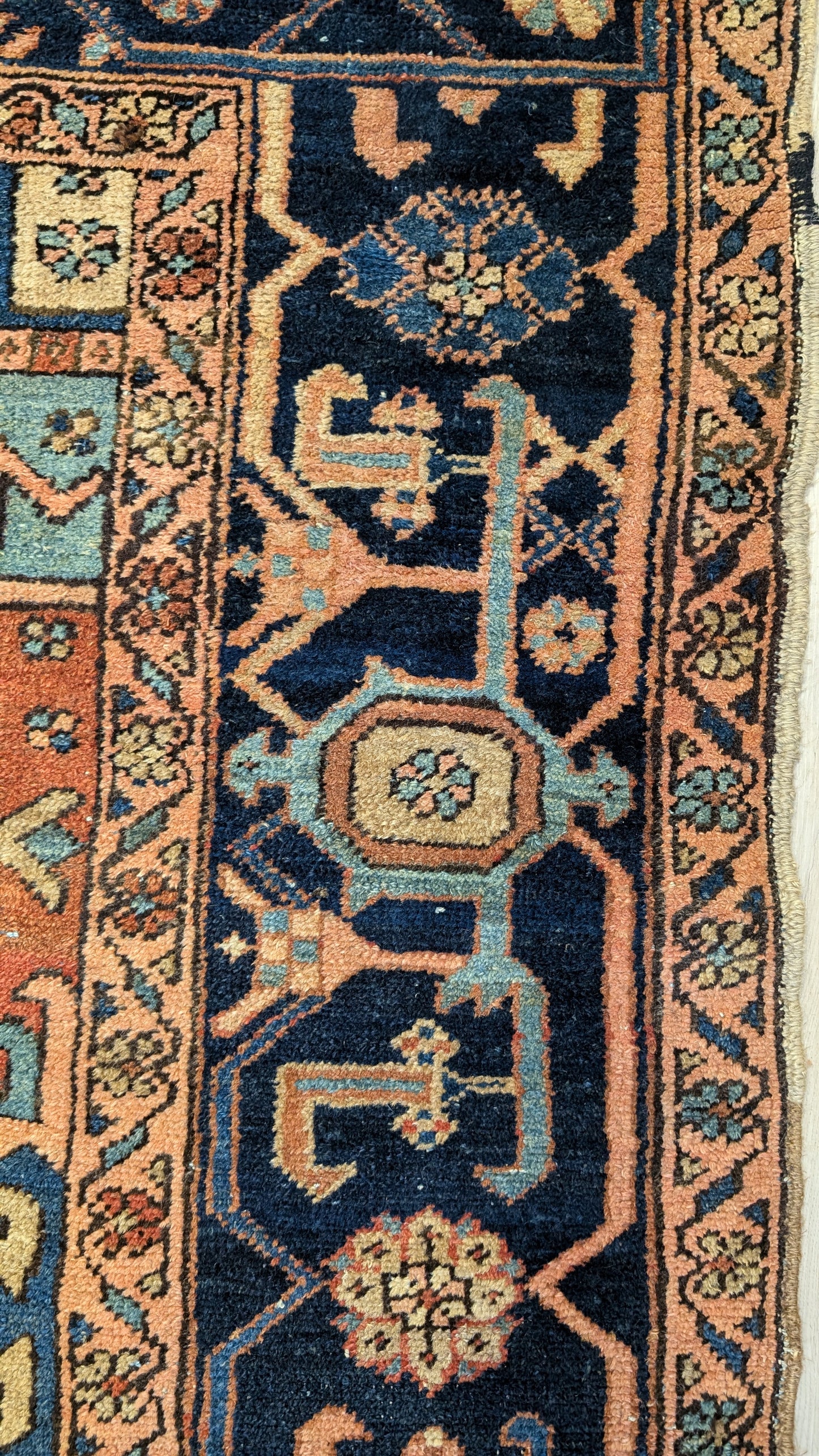 SALE PENDING - Antique Persian Heriz Rug, 9'x12' - "Antique Heriz Dream"