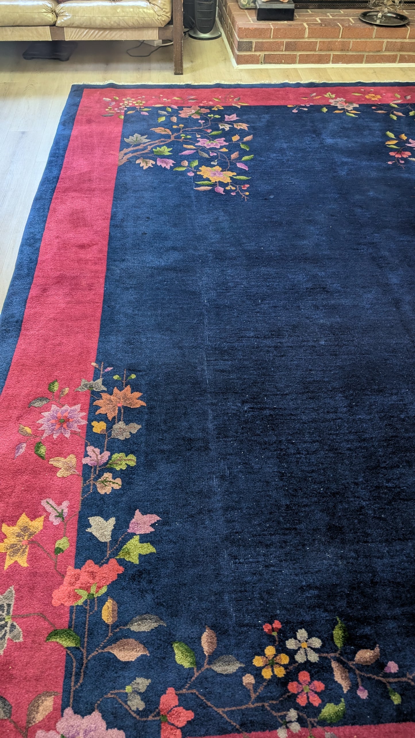 SOLD - Antique Chinese Art Deco Rug, 9x12
