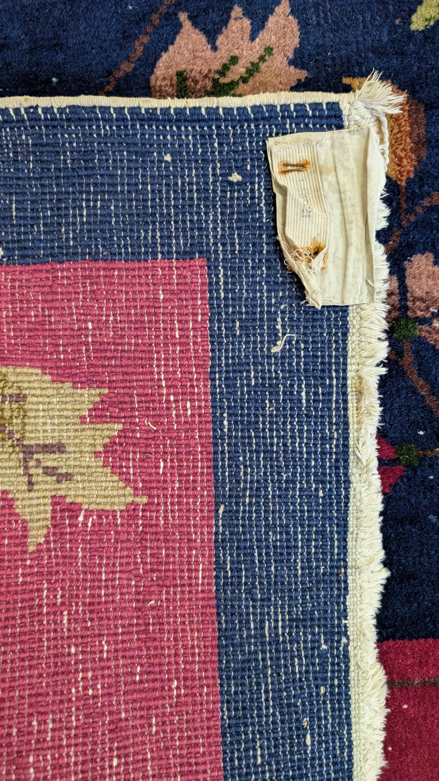 SOLD - Antique Chinese Art Deco Rug, 9x12