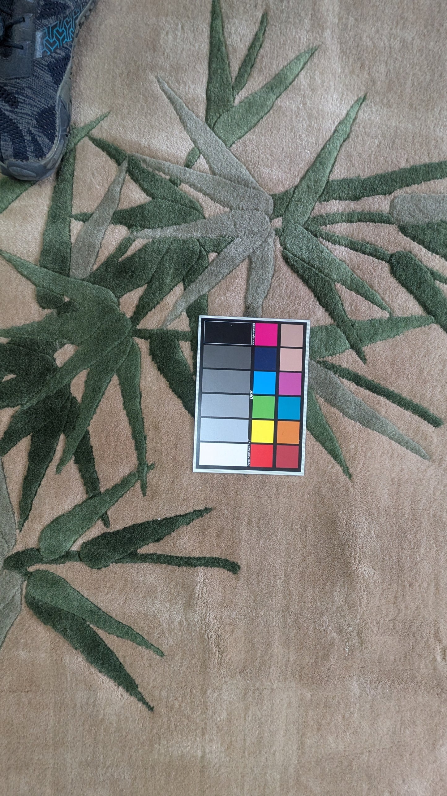 Vintage Chinese Rug, 9x12, 'The Bamboo Sanctuary'
