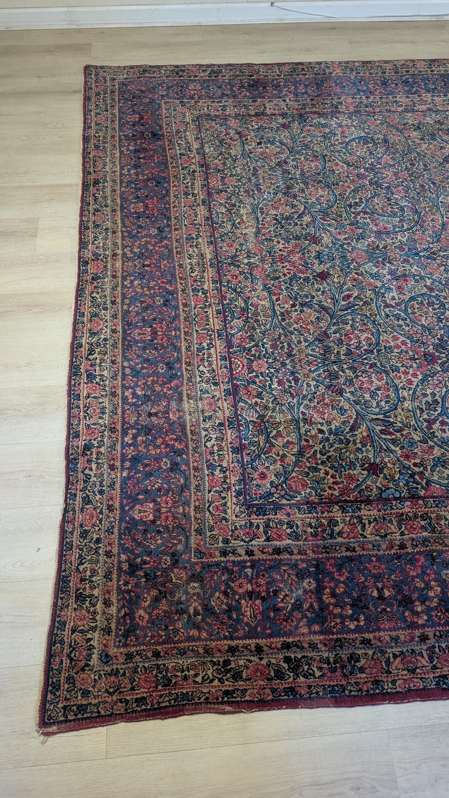 Antique Lavar Kerman Persian Rug, 9x12, "Roots of Eternity"