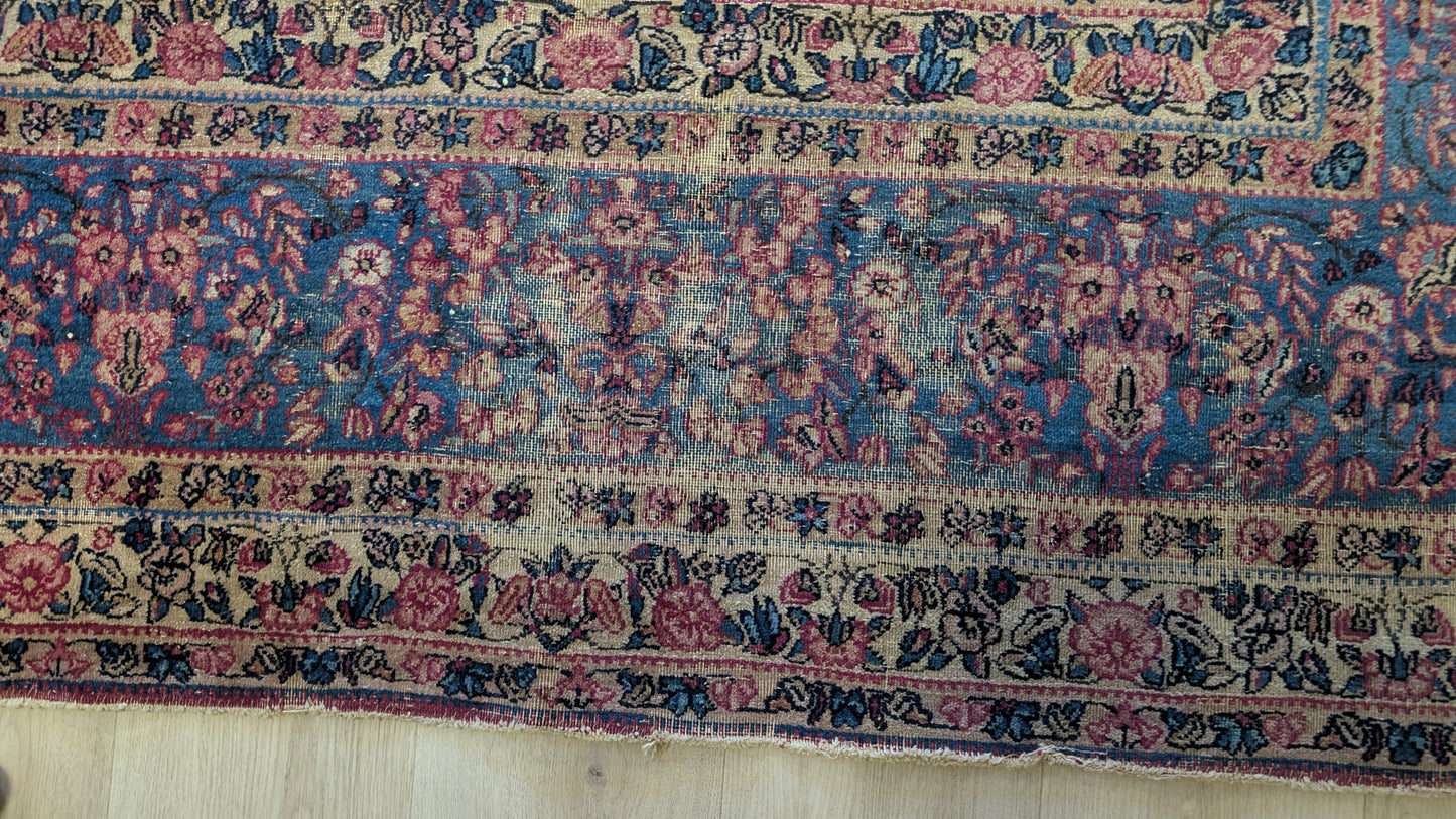 Antique Lavar Kerman Persian Rug, 9x12, "Roots of Eternity"