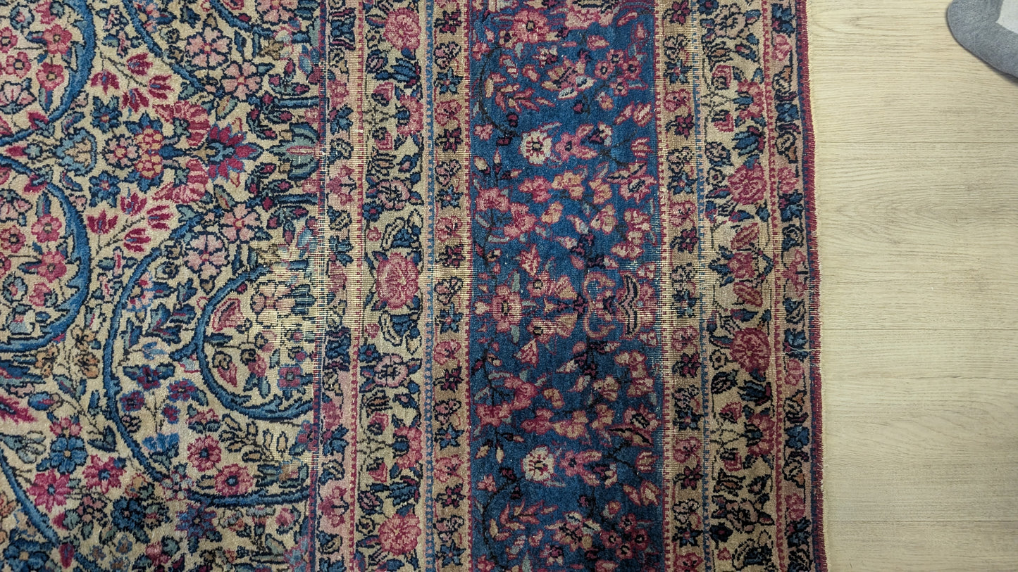 Antique Lavar Kerman Persian Rug, 9x12, "Roots of Eternity"