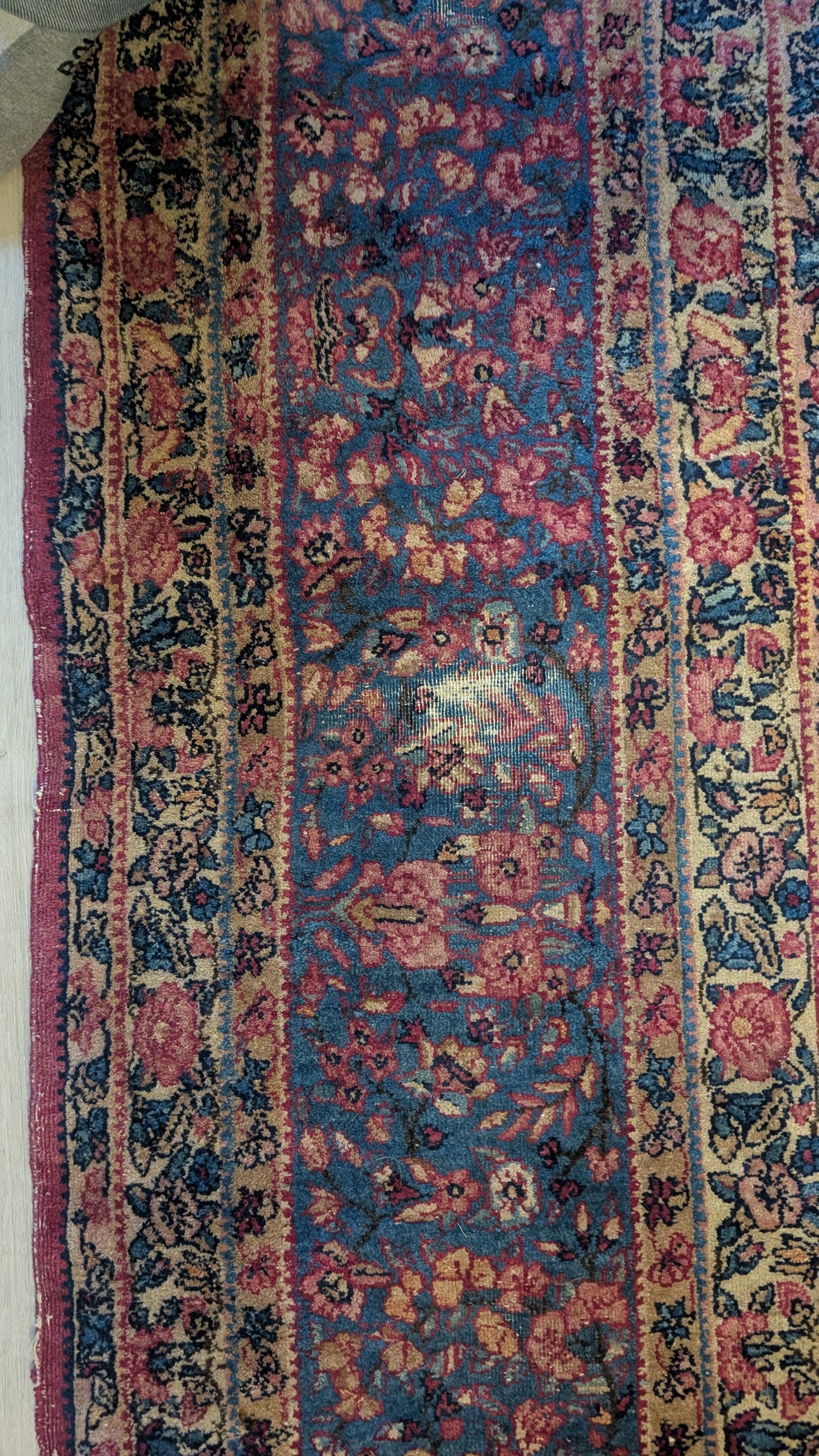 Antique Lavar Kerman Persian Rug, 9x12, "Roots of Eternity"