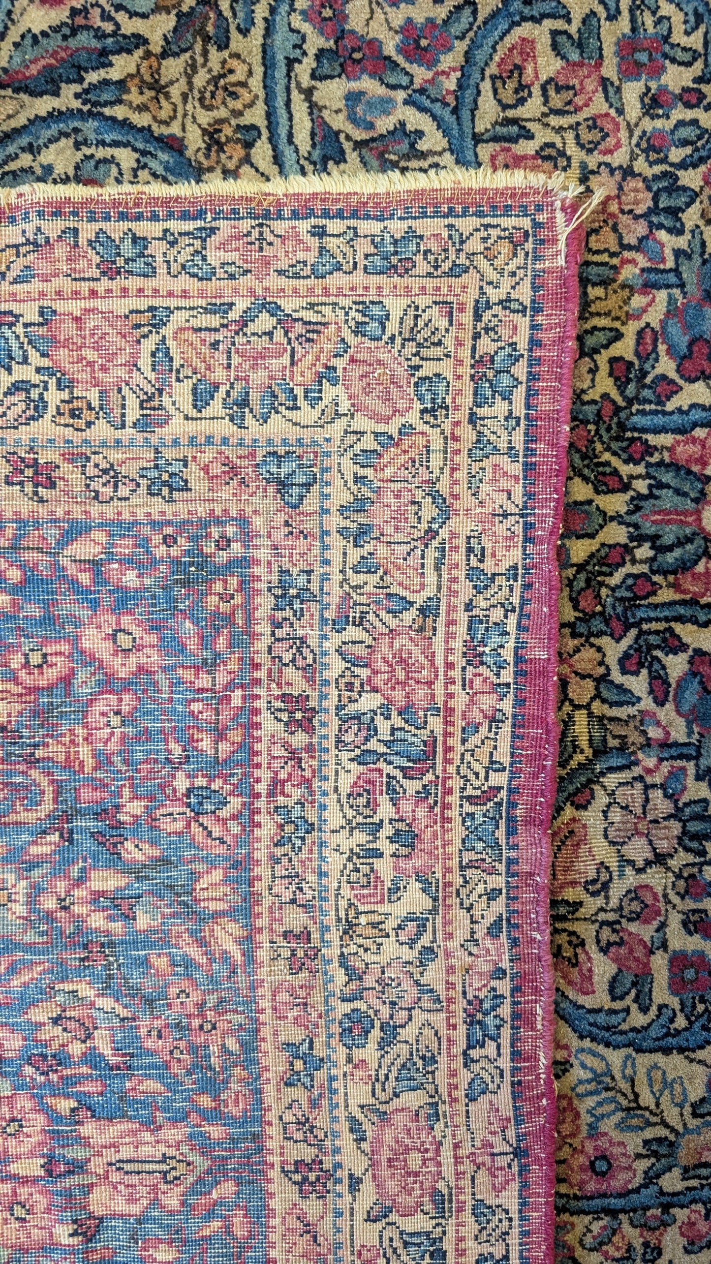 Antique Lavar Kerman Persian Rug, 9x12, "Roots of Eternity"