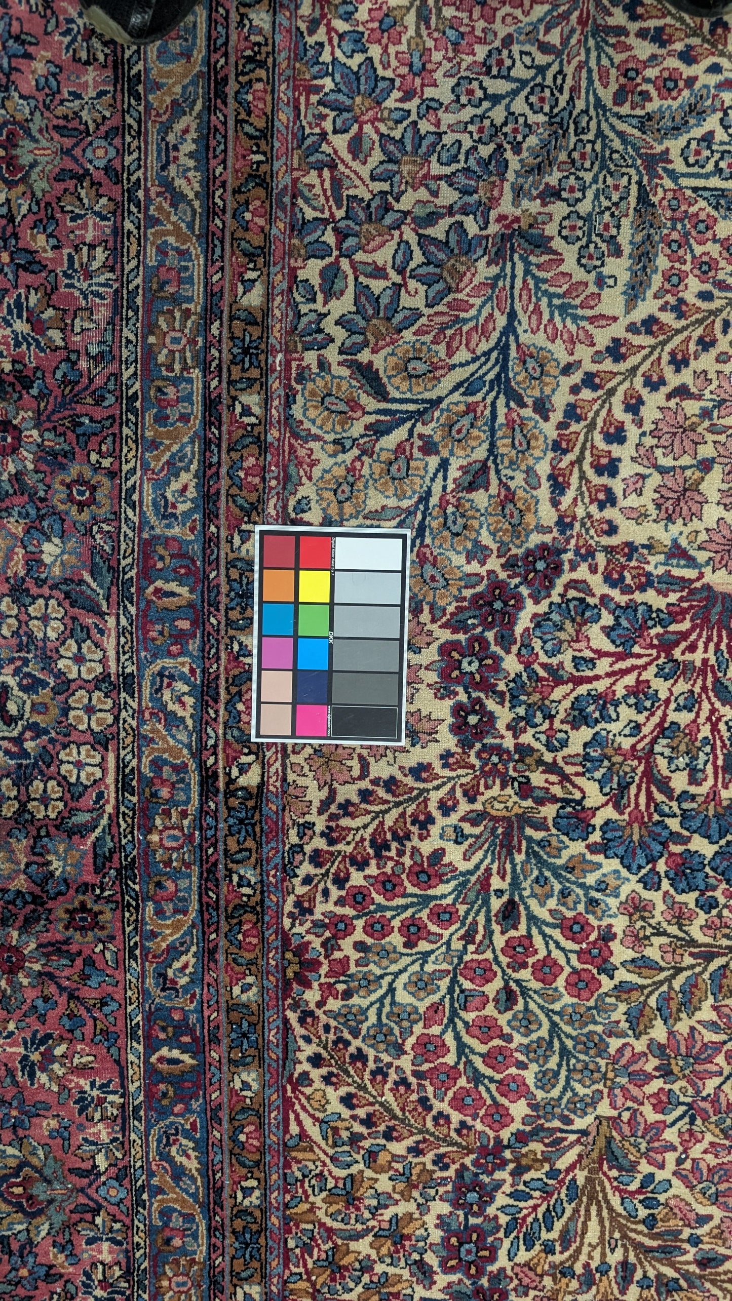 Antique Lavar Kerman Persian Rug, 9x11, "Tree of Life Sanctuary"