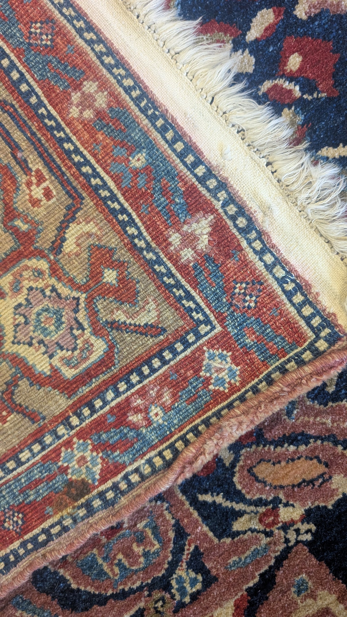 Vintage Oriental Rug, 5x7 - The Indigo Garden