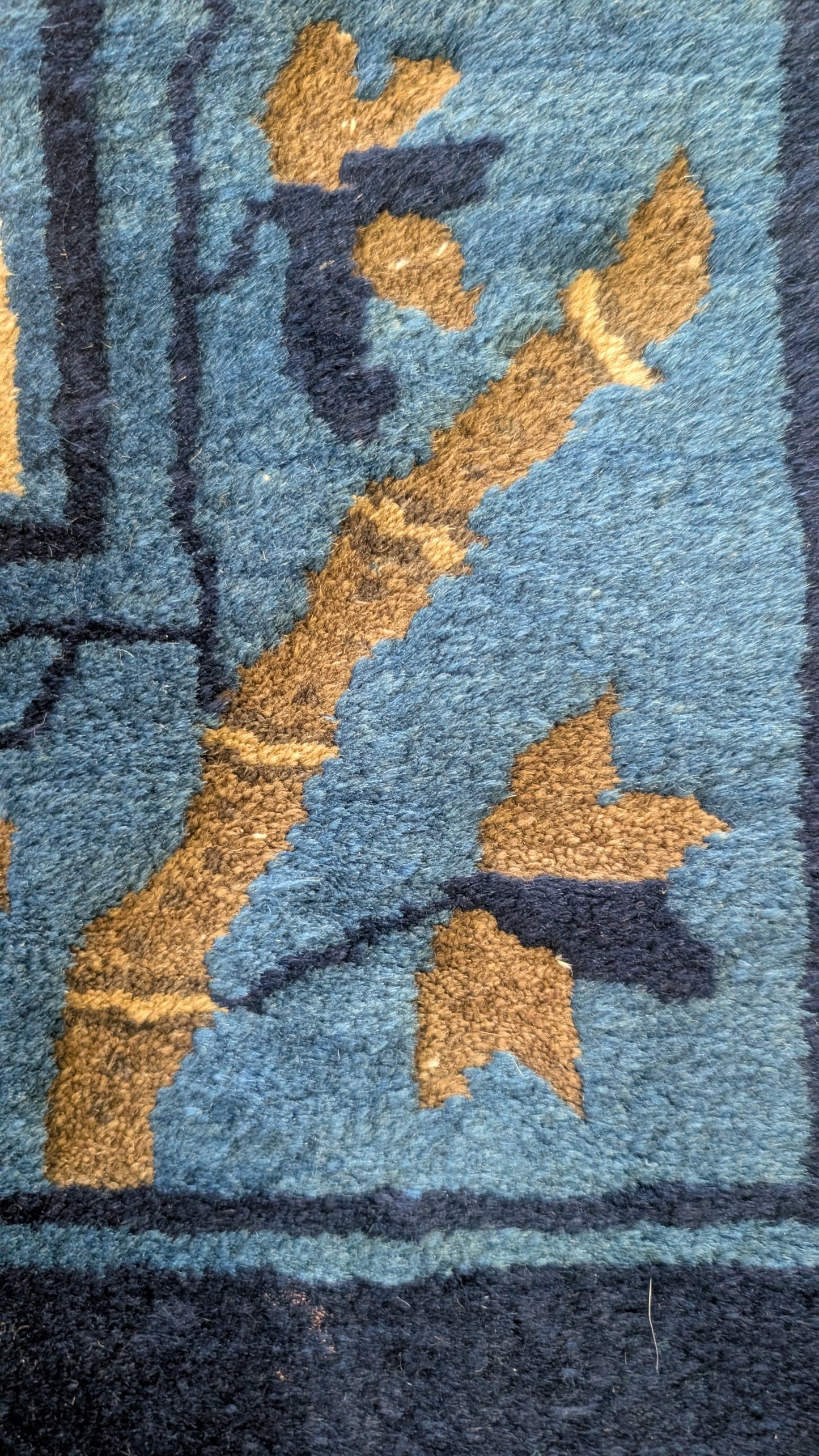 Antique Chinese Peking Rug, 9x13 - "The Five Dragons"
