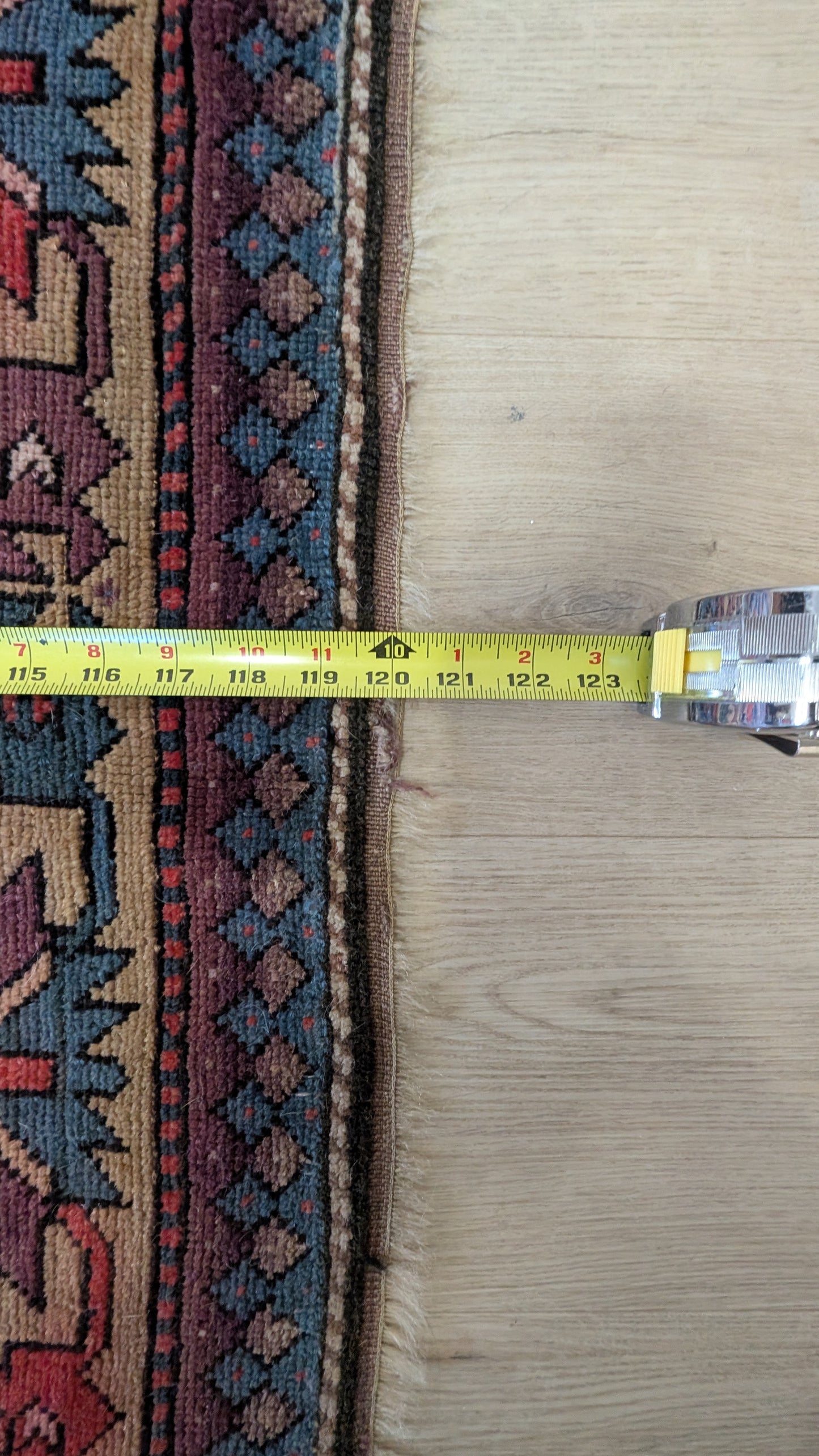 Antique Persian Tribal Rug, 5x10, 'The Signal Pathway'