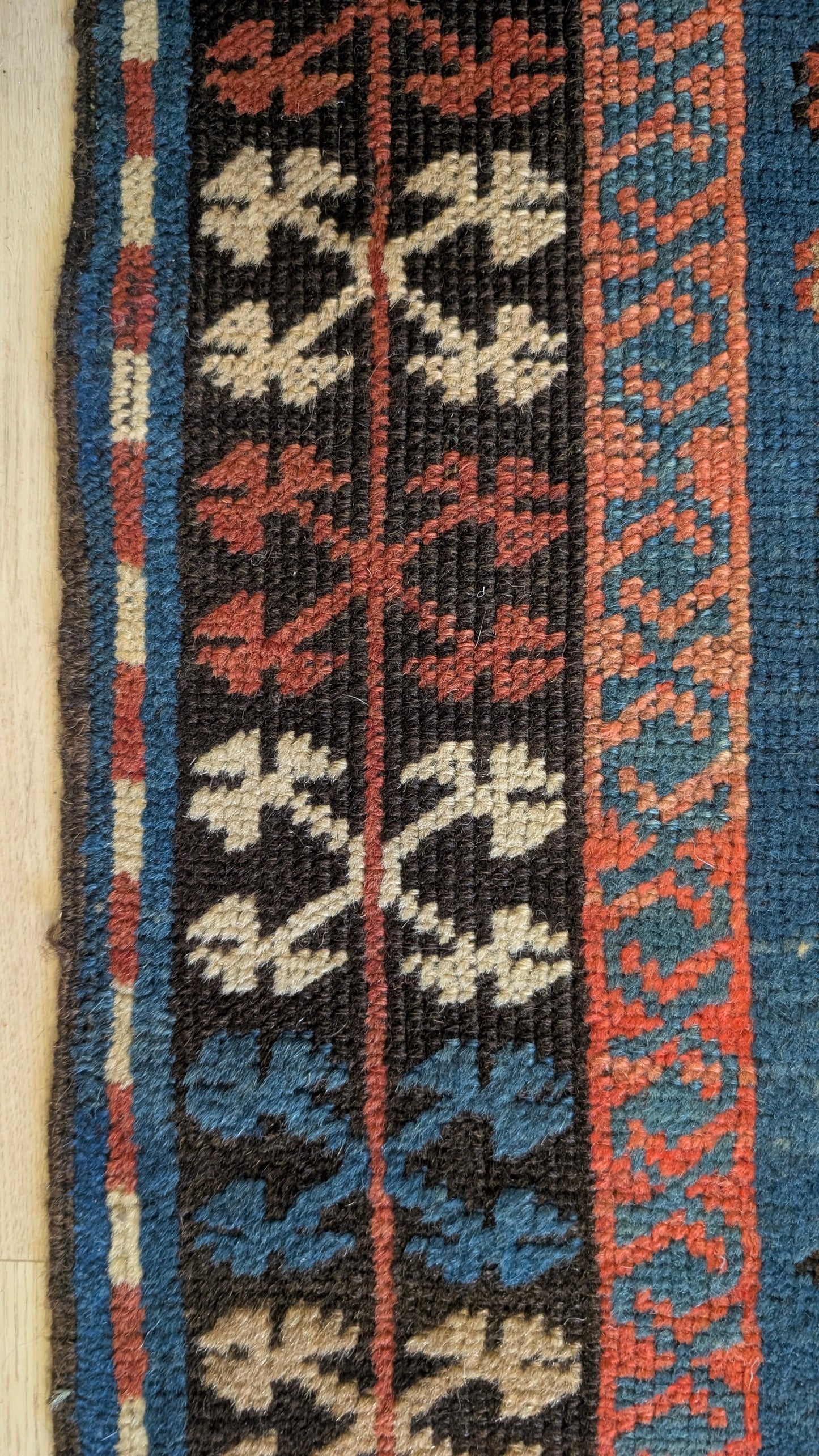Antique Caucasian Rug, 4x7 - "The Cosmic Orchard"