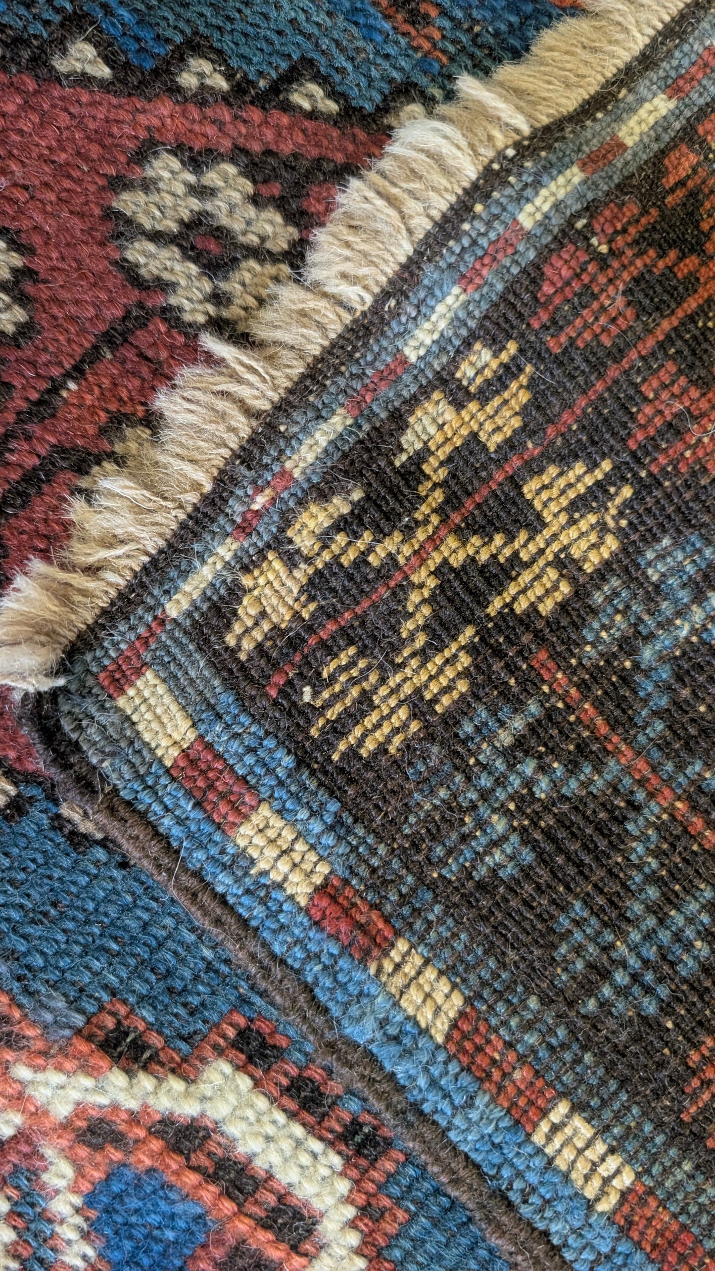 Antique Caucasian Rug, 4x7 - "The Cosmic Orchard"