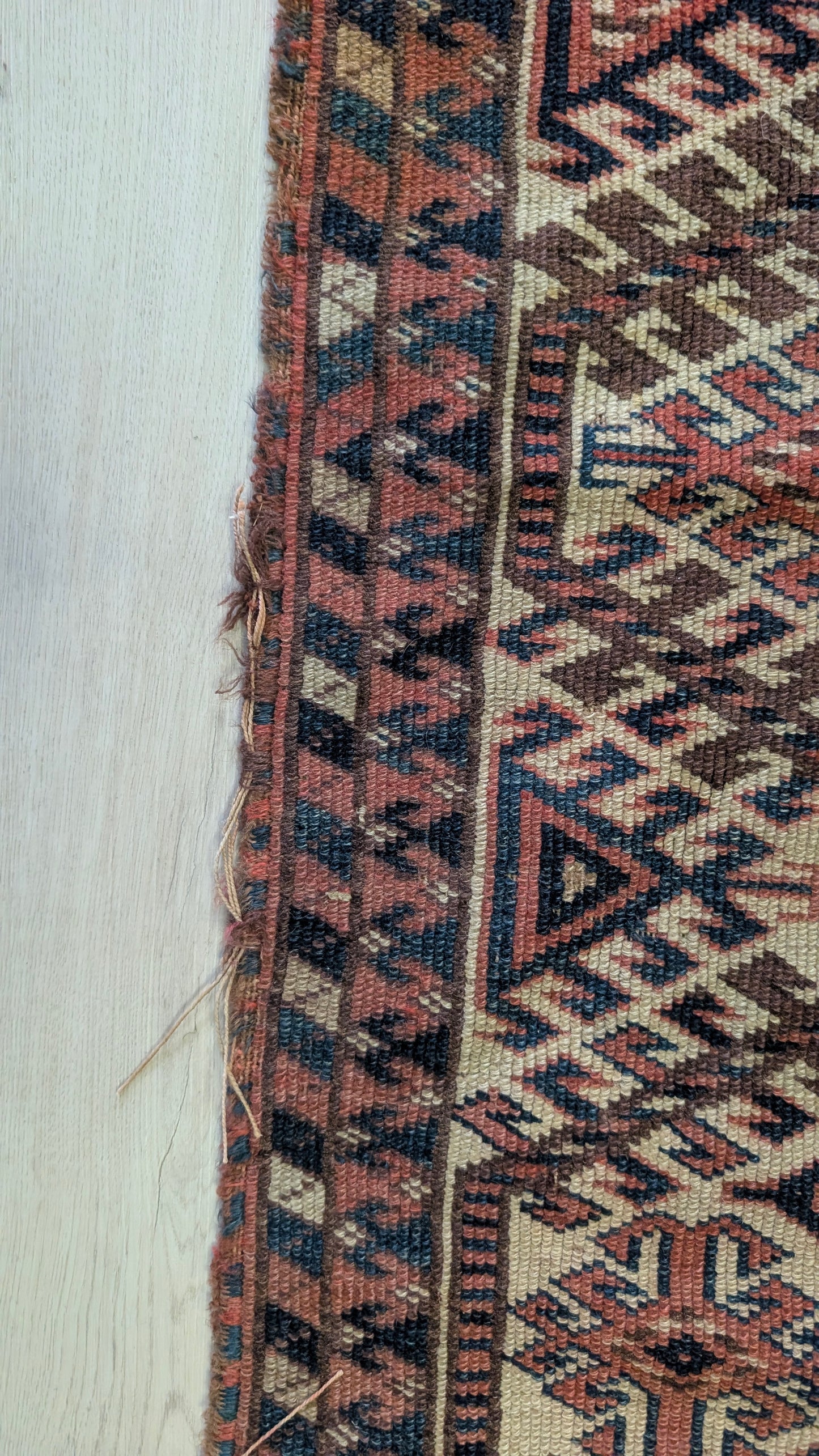 Antique Yomut Turkman Rug, 5x9, "The Nomad's Signal"