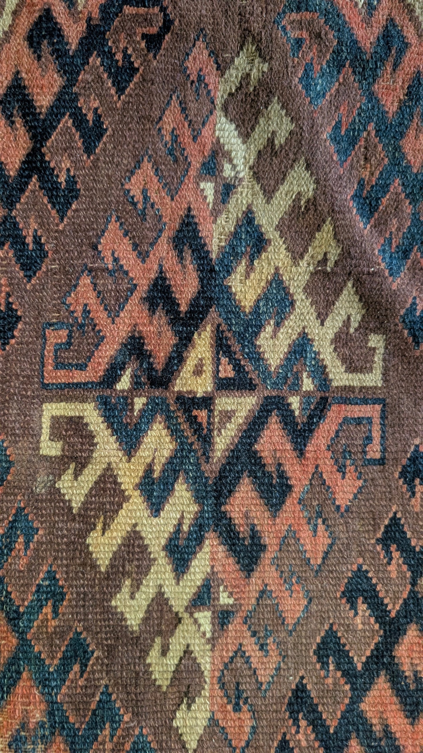 Antique Yomut Turkman Rug, 5x9, "The Nomad's Signal"