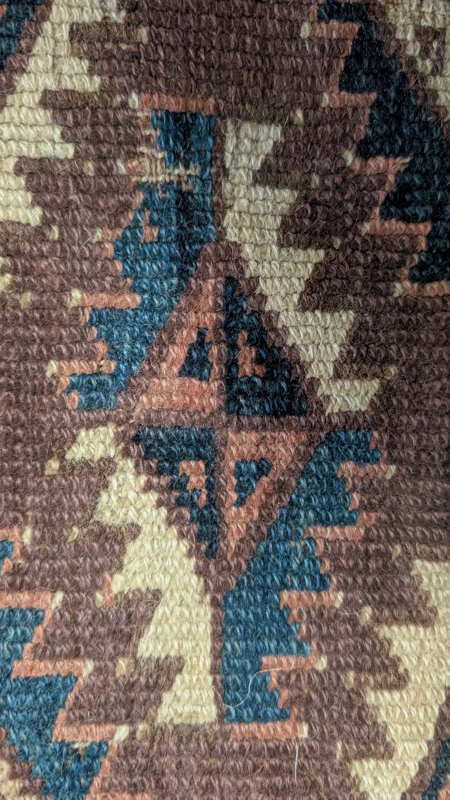Antique Yomut Turkman Rug, 5x9, "The Nomad's Signal"