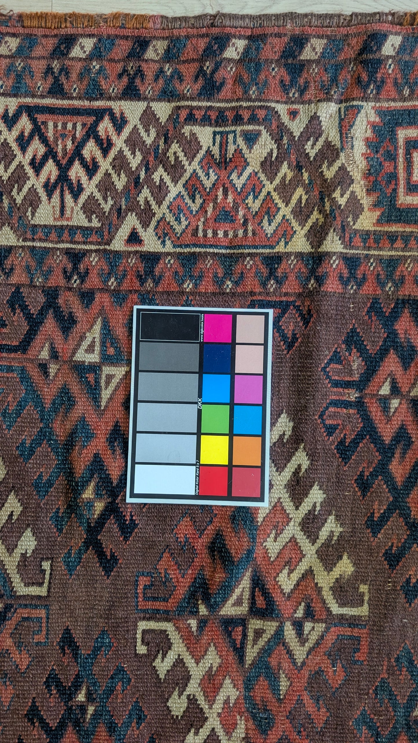 Antique Yomut Turkman Rug, 5x9, "The Nomad's Signal"