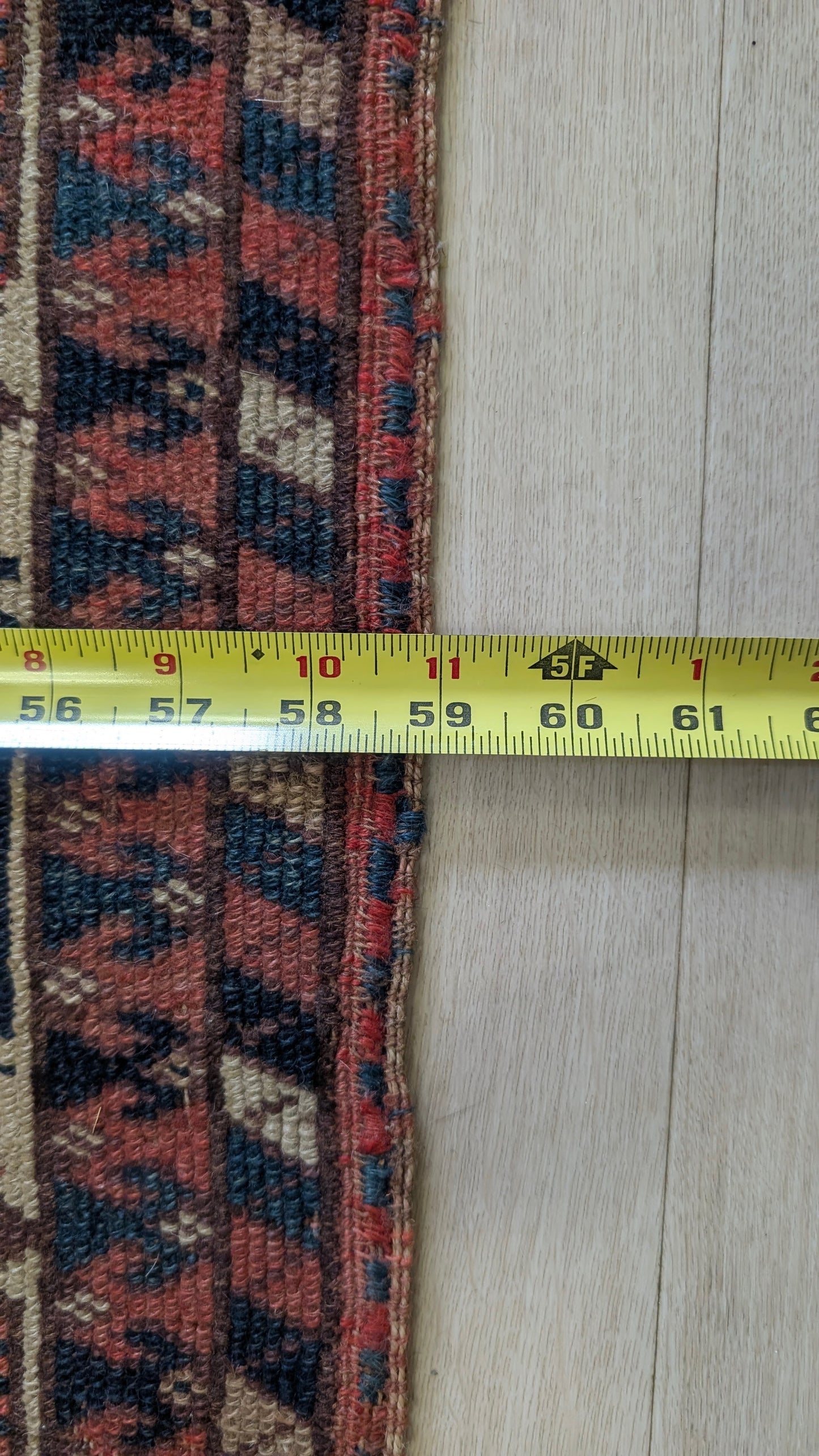 Antique Yomut Turkman Rug, 5x9, "The Nomad's Signal"