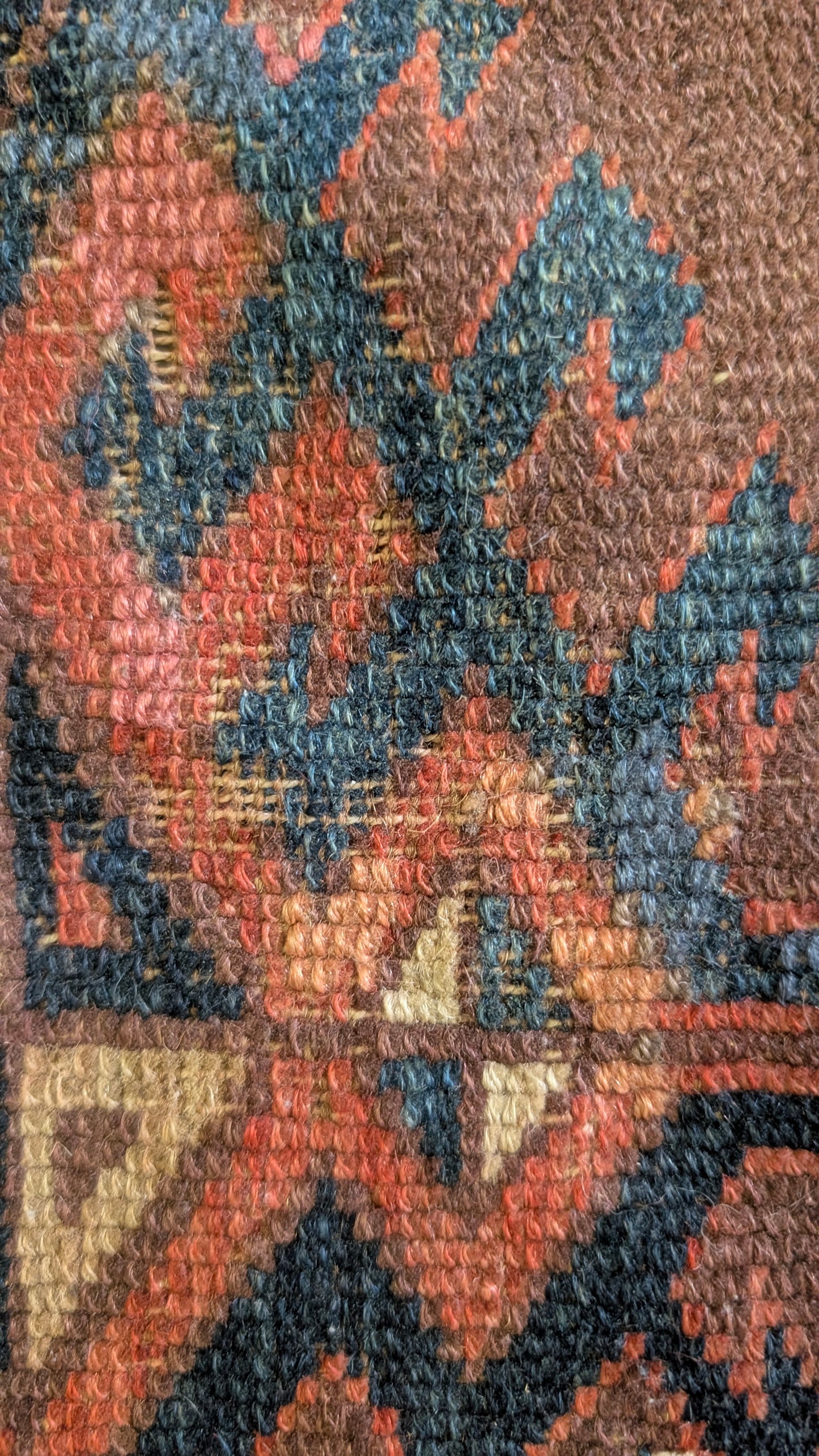 Antique Yomut Turkman Rug, 5x9, "The Nomad's Signal"