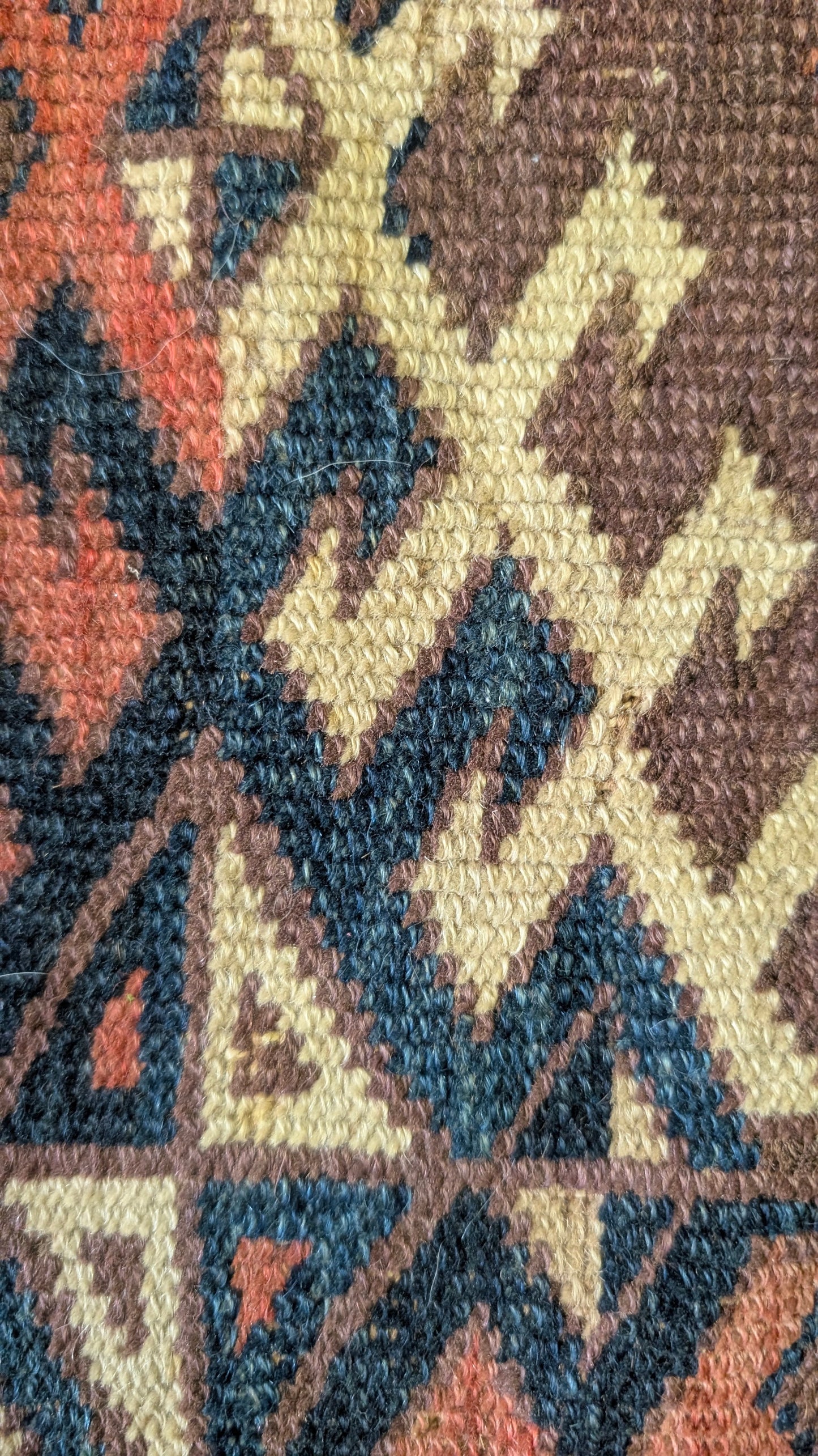 Antique Yomut Turkman Rug, 5x9, "The Nomad's Signal"
