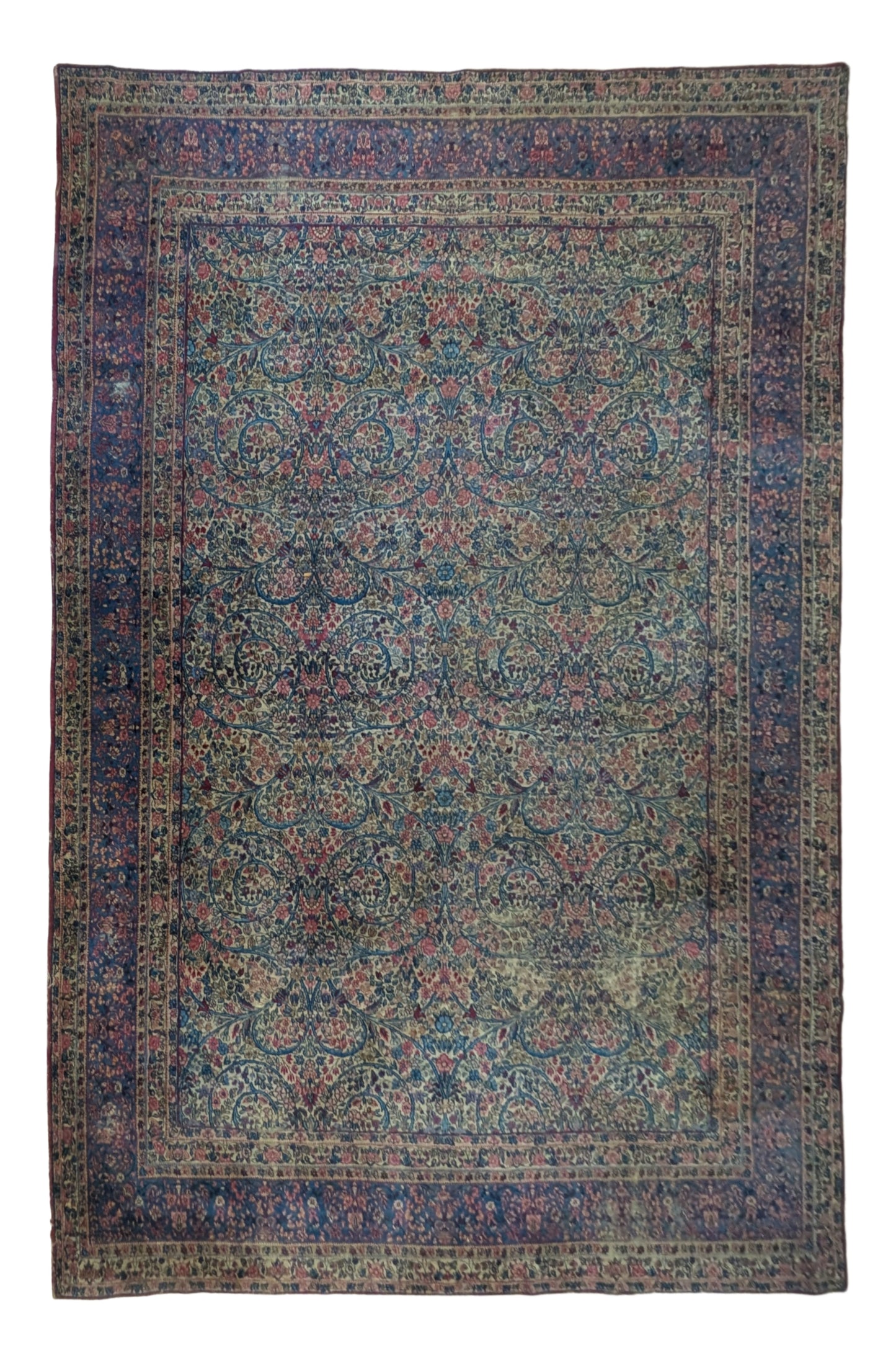 Antique Lavar Kerman Persian Rug, 9x12, "Roots of Eternity"