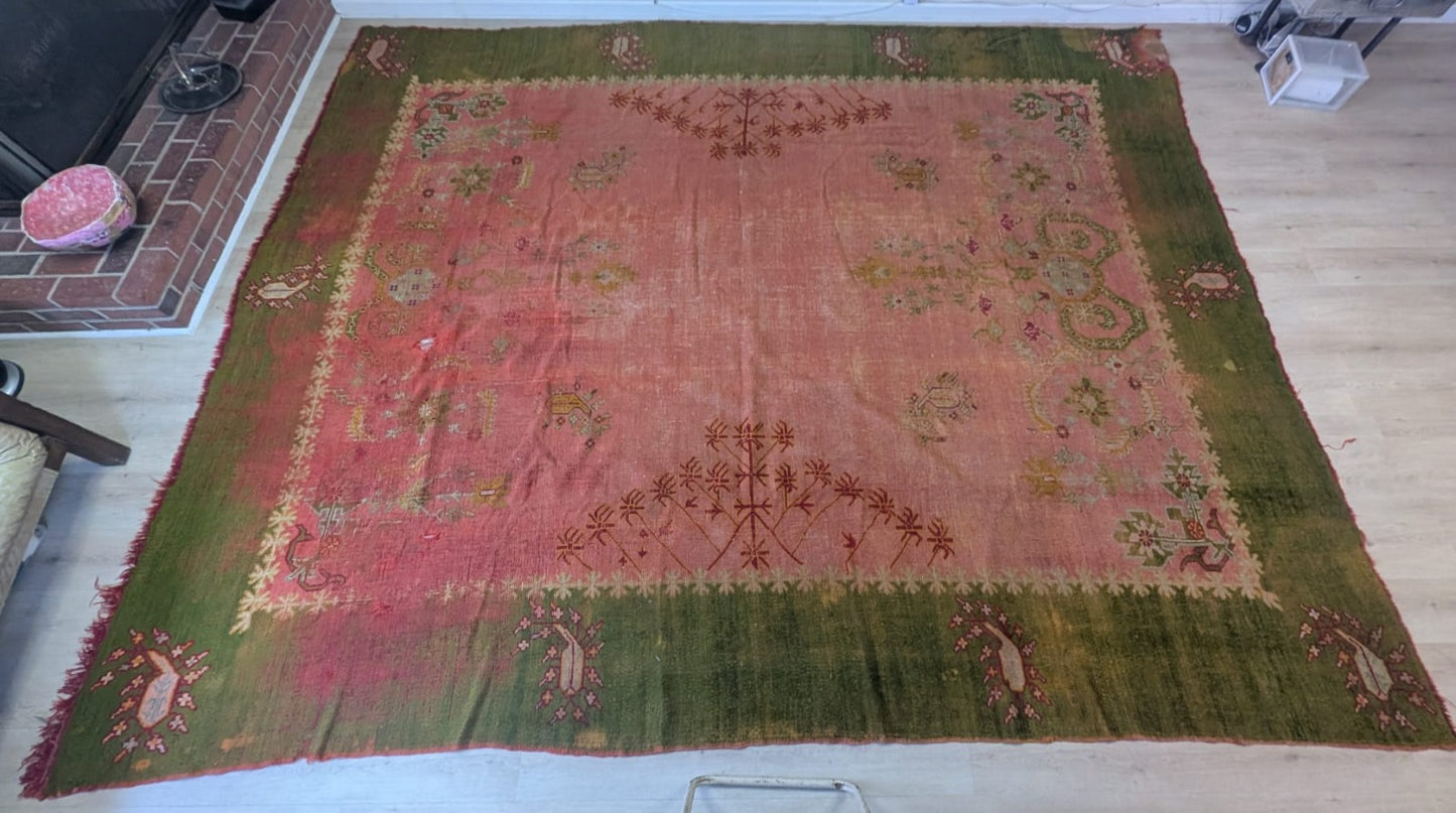 Antique Oushak Rug, 10'3"x12'7" - WHOLESALE