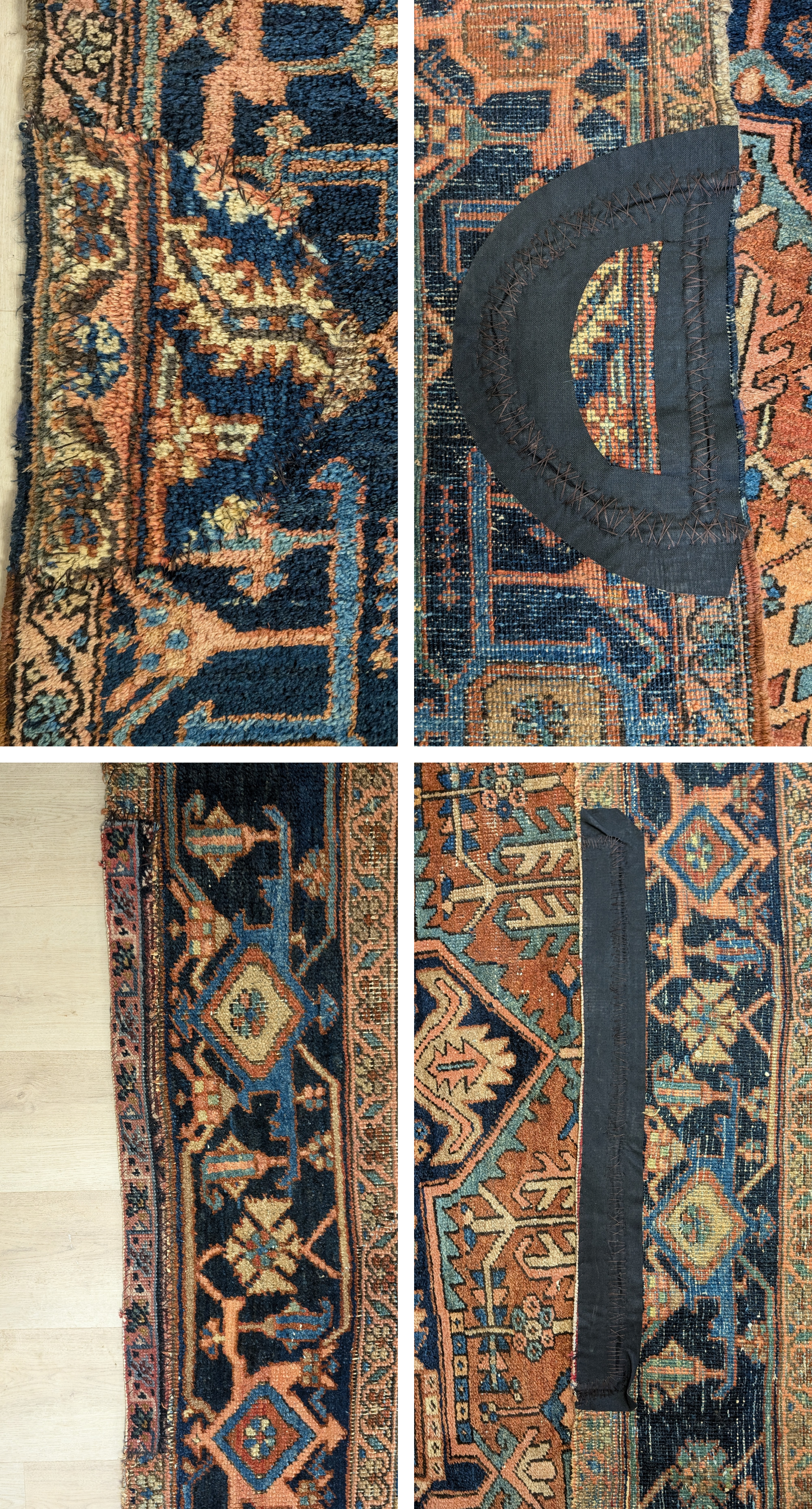 SALE PENDING - Antique Persian Heriz Rug, 9'x12' - "Antique Heriz Dream"