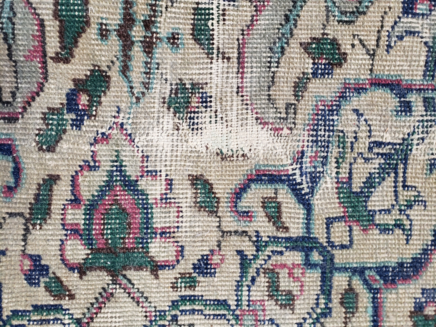 SOLD - 1940's Turkish Rug, 8'5x12'5 - "Clear Sky Calm"